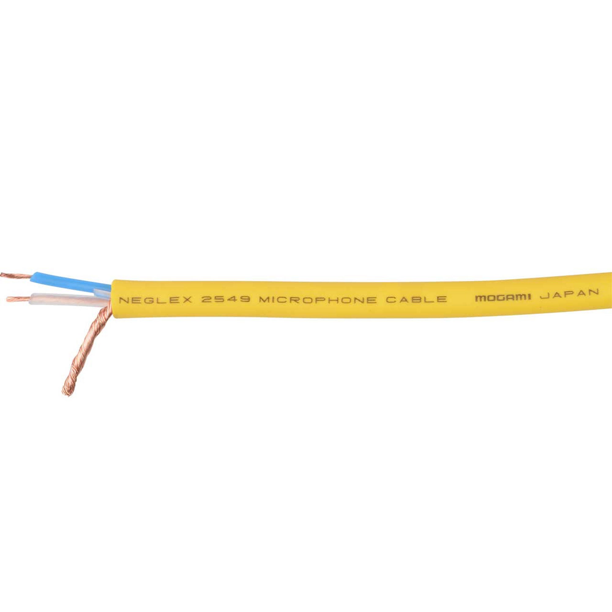 Mogami W2549 Long Run Mic Cable (Yellow, 164'/50m Roll)