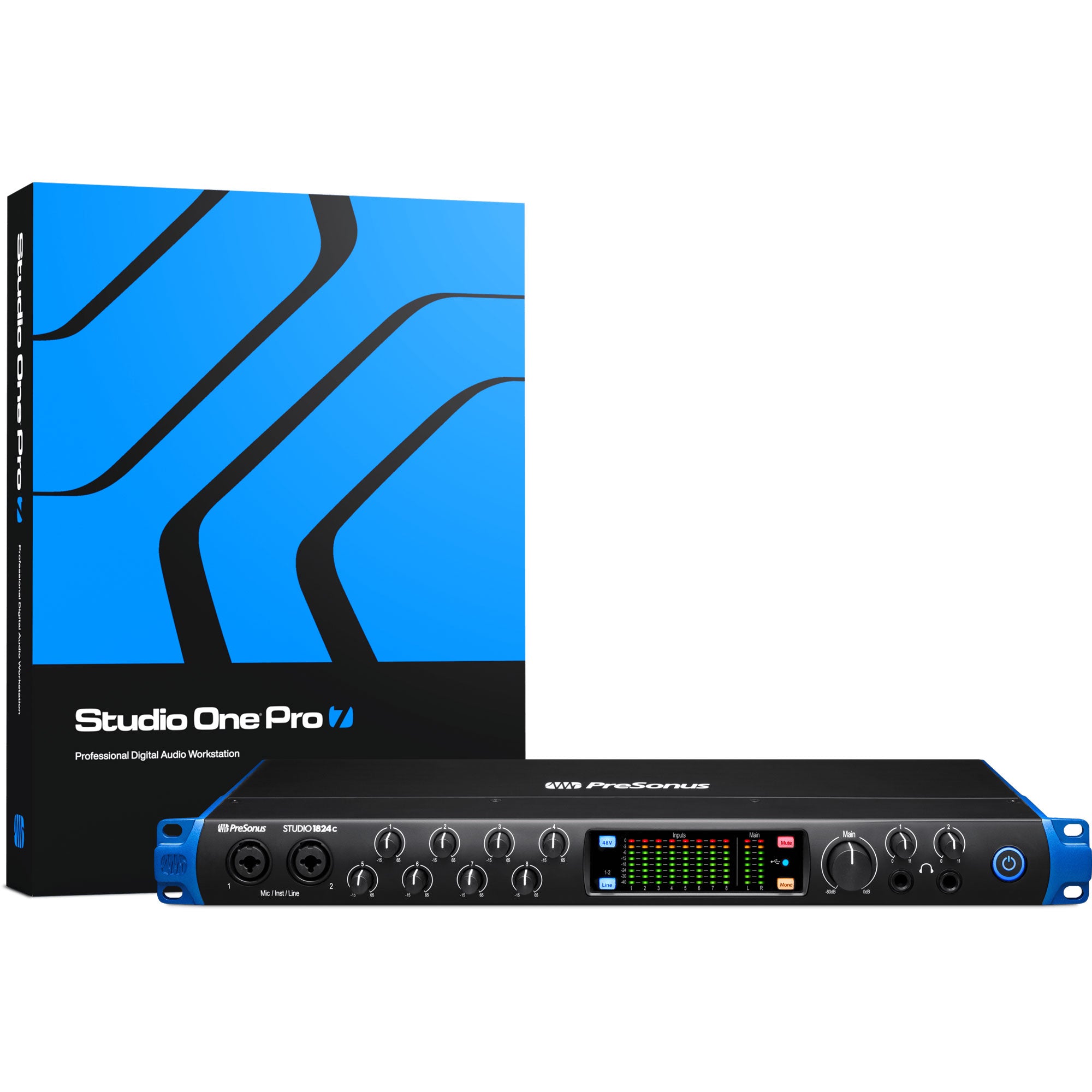 PreSonus Studio 1824c 18x20 USB Type-C Audio/MIDI Interface