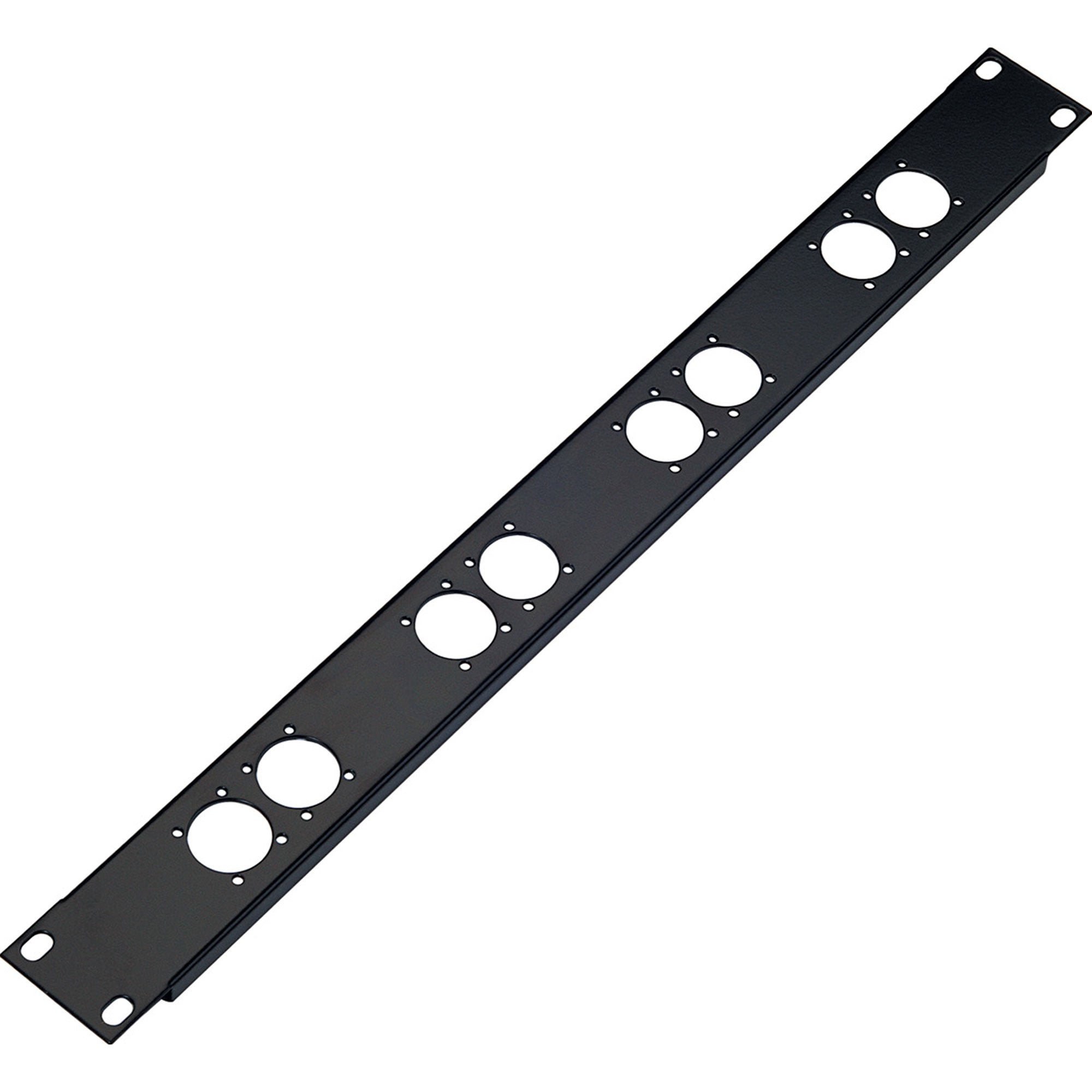 K&M Stands 28308 Rack Panel for 8 XLR Connectors