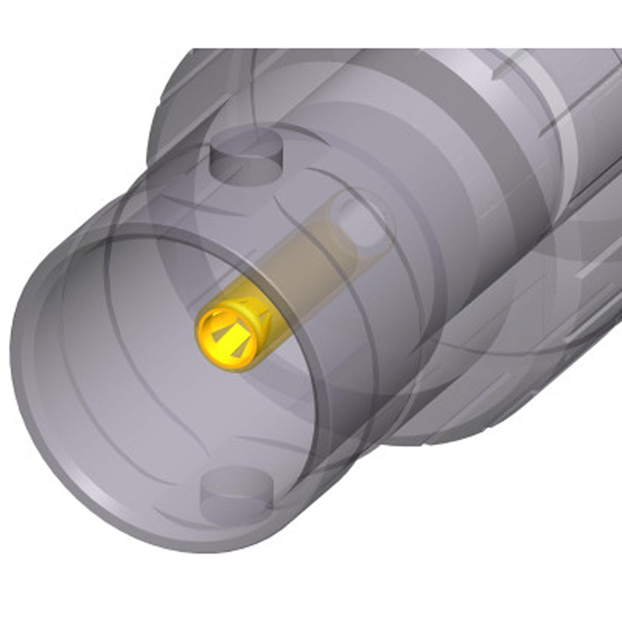 Neutrik NBB75DFIX Isolated BNC Chassis Connector (Antraloy)