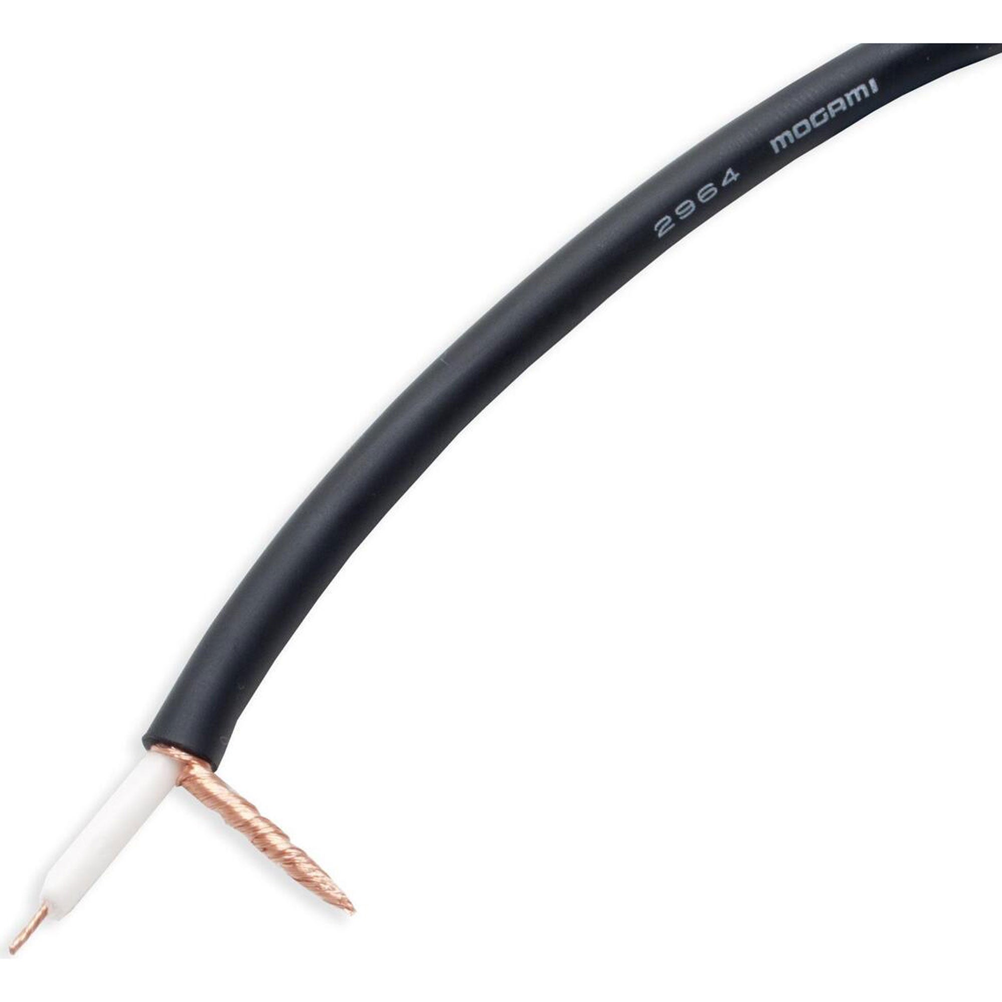 Mogami W2964 PURO II Subminiature & Miniature Coaxial Cable (Black, By the Foot)