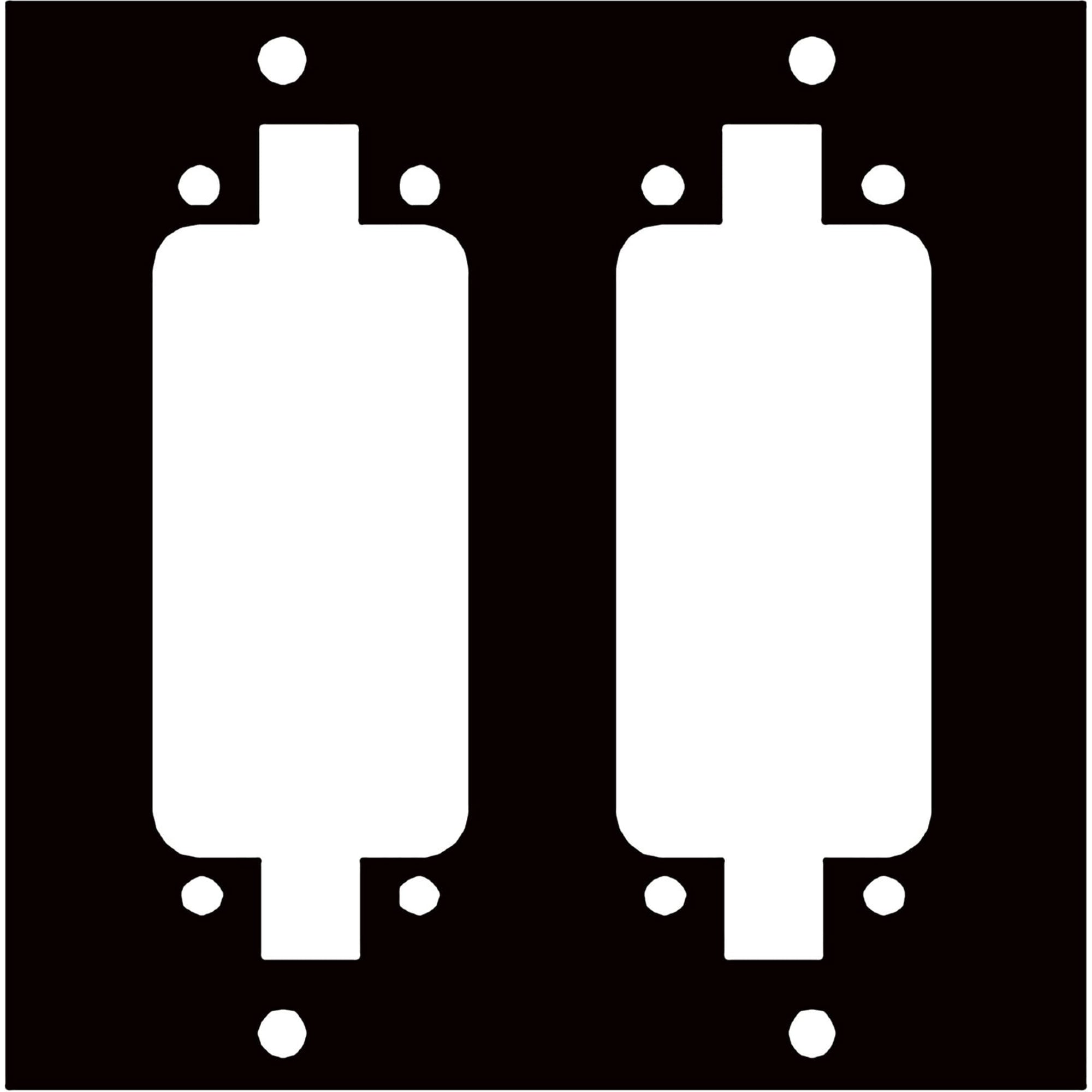 Middle Atlantic UCP-2DL96 UCP Panel for Two DL96