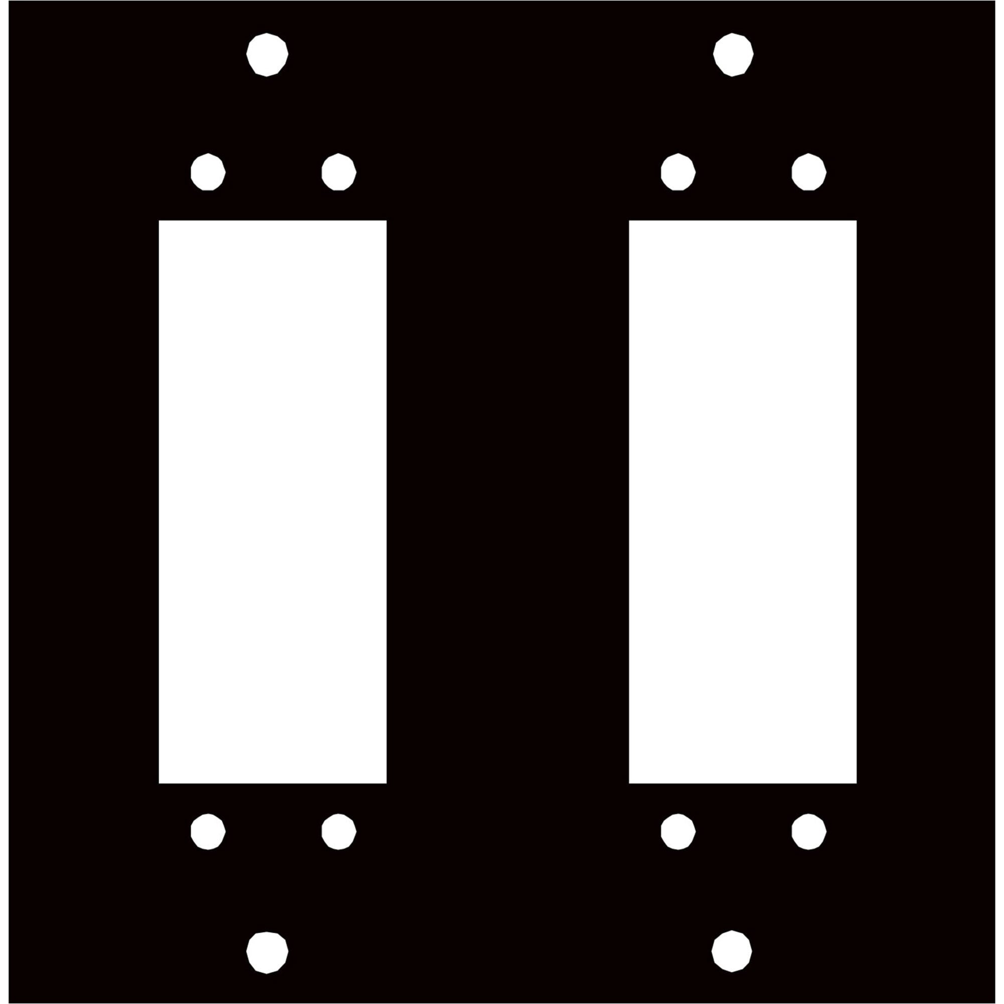 Middle Atlantic UCP-2ELCO56 UCP Panel for Two ELCO 56 Pin