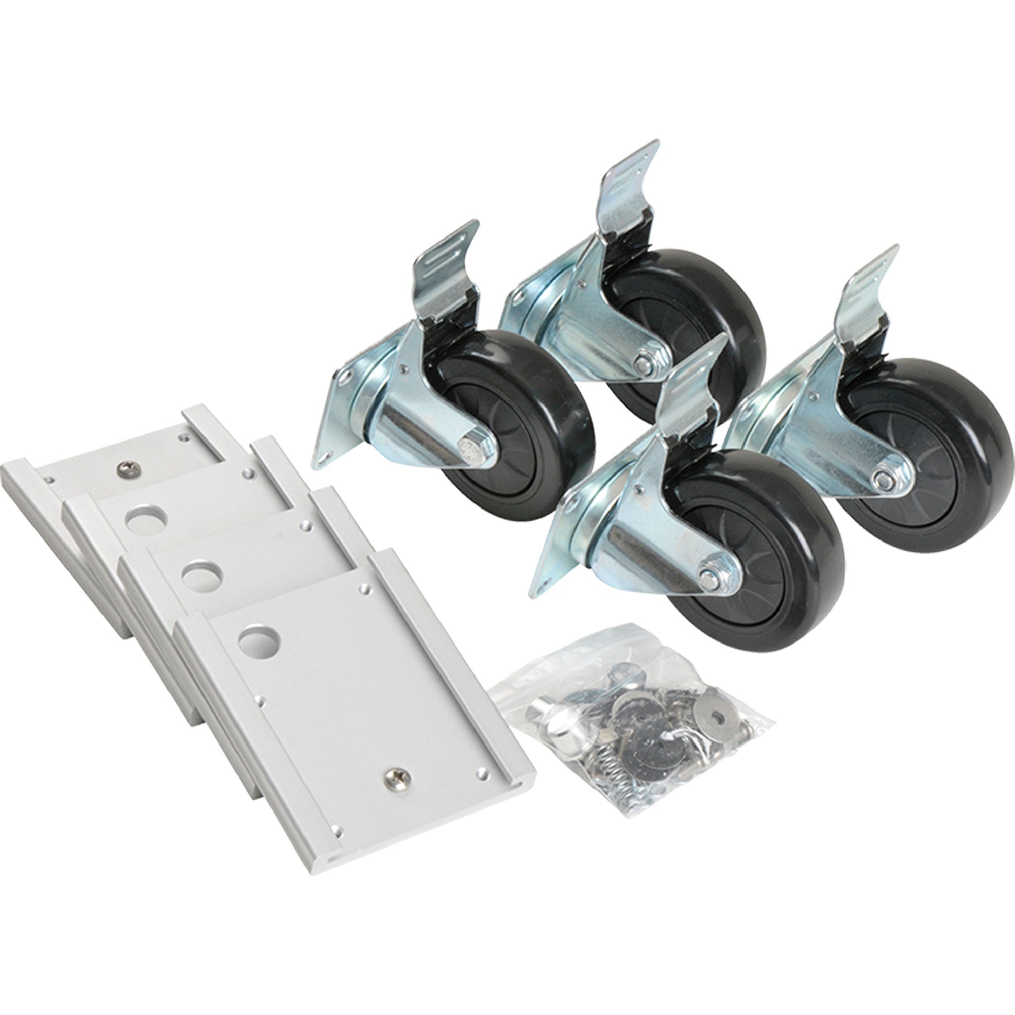 SKB 3SKB-CAST1 Caster Plate and Wheel Kit for SKB Military Standard 3R Roto Molded Cases