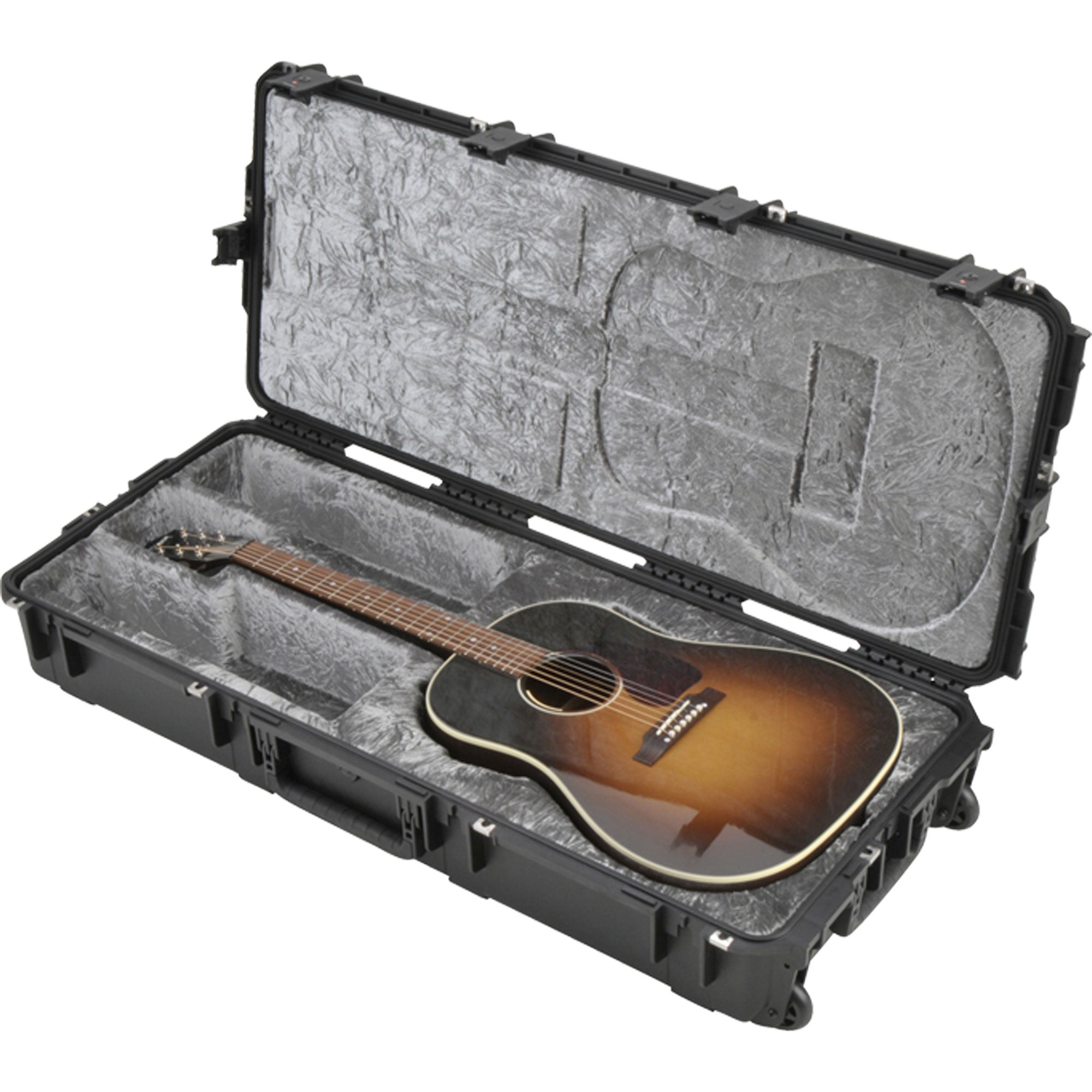 SKB 3i-4217-18 iSeries Waterproof Acoustic Guitar Case with Wheels (Black)