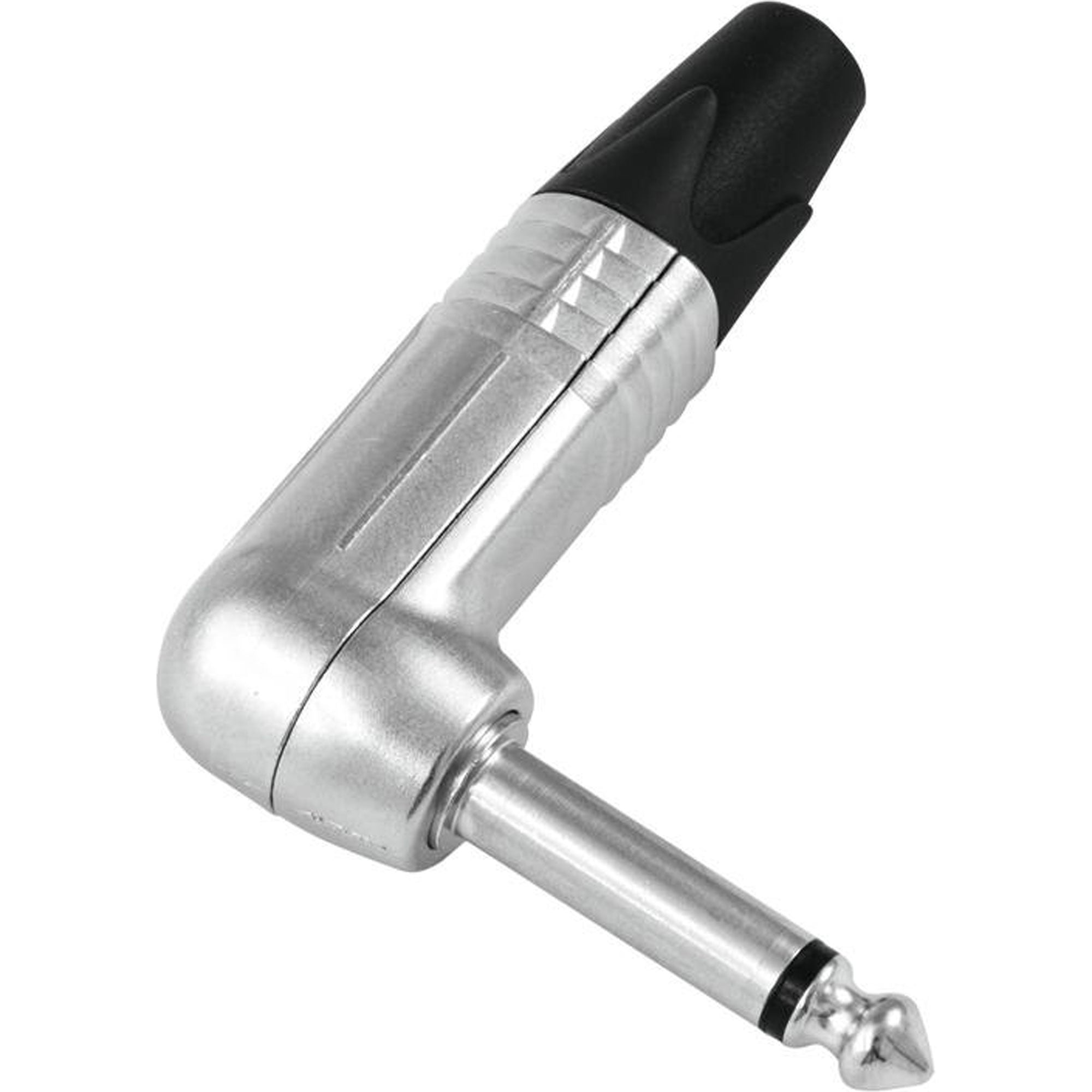 Neutrik NP2RX Professional Right-Angle 1/4" TS Mono Phone Plug (Nickel/Silver, Box of 25)