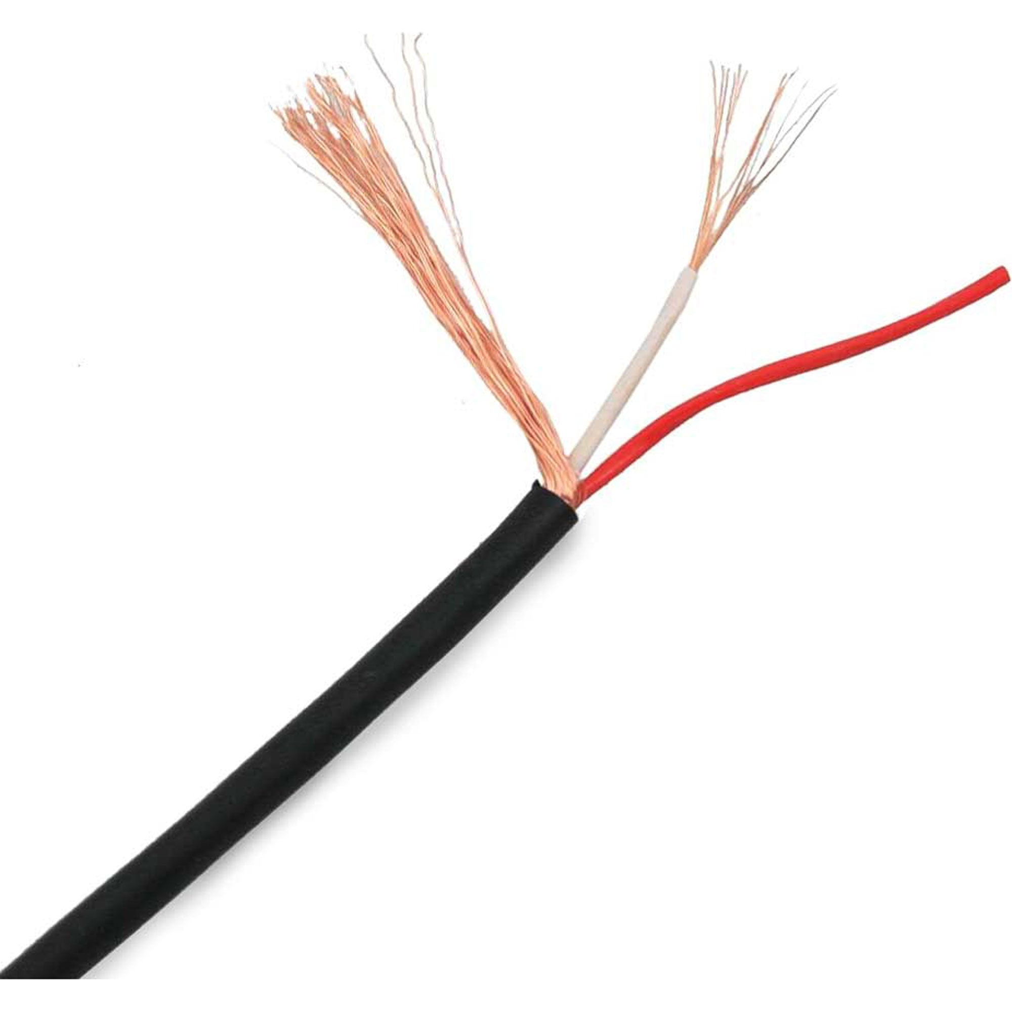 Mogami W3031 Miniature Balanced Mic Cable with Braided Shield (Black, By the Foot)