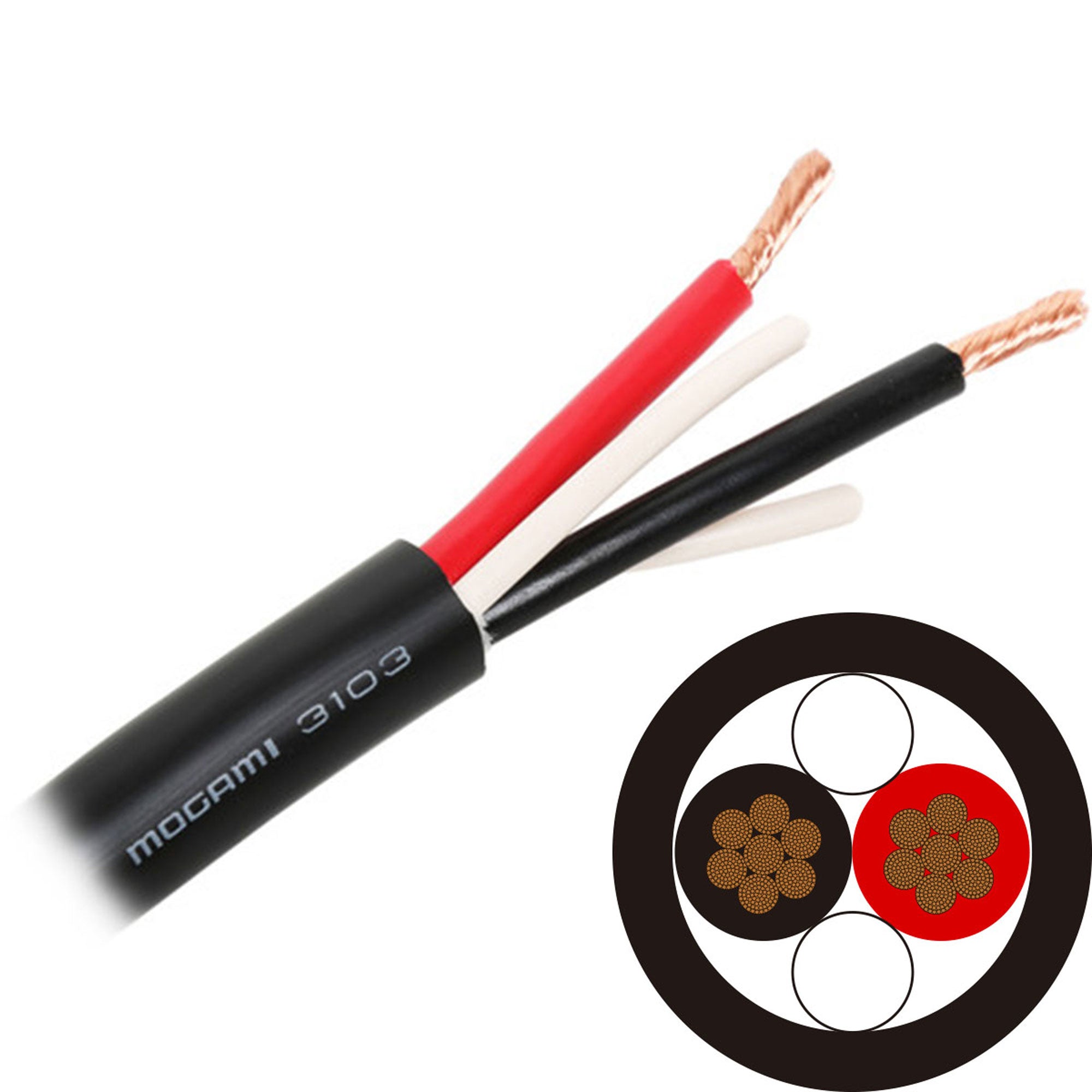 Mogami W3103 High Definition Speaker Cable (164'/50m Roll)