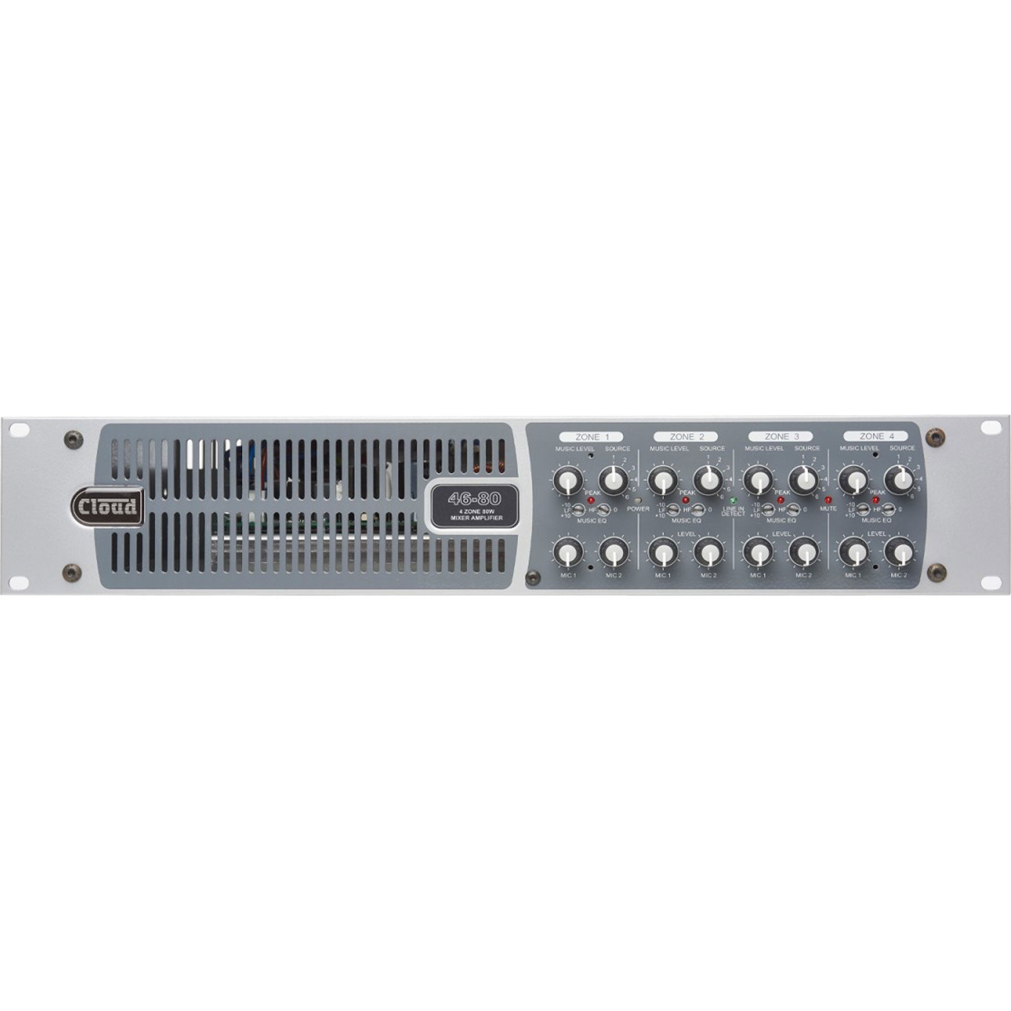 Cloud 46-80T 4 Zone Integrated Mixer Amplifier (70/100V)