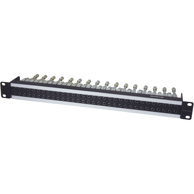 Canare 32MCK-STS 2x32 Mid-Size 12G-SDI Video Patchbay (1RU, Straight Through)