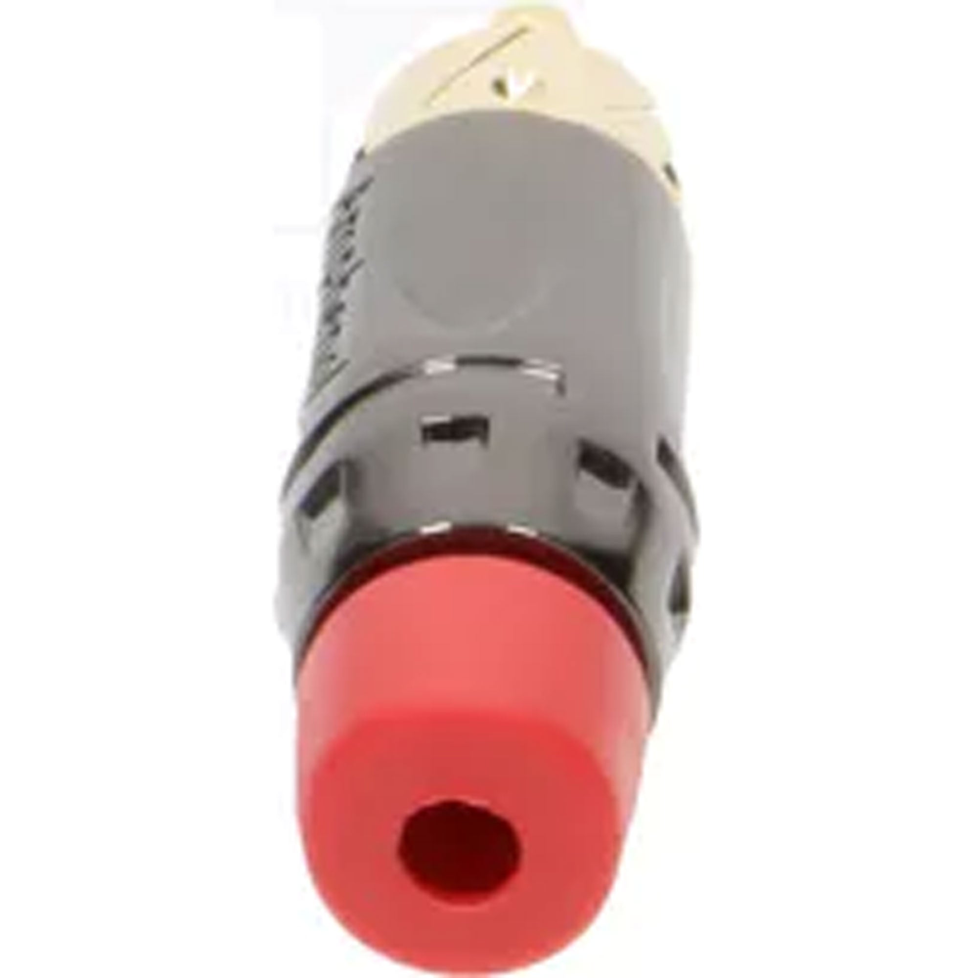 Amphenol ACPL-CRD Gold Plated Male RCA Phono Cable Mount Connector (Black Chrome/Red)