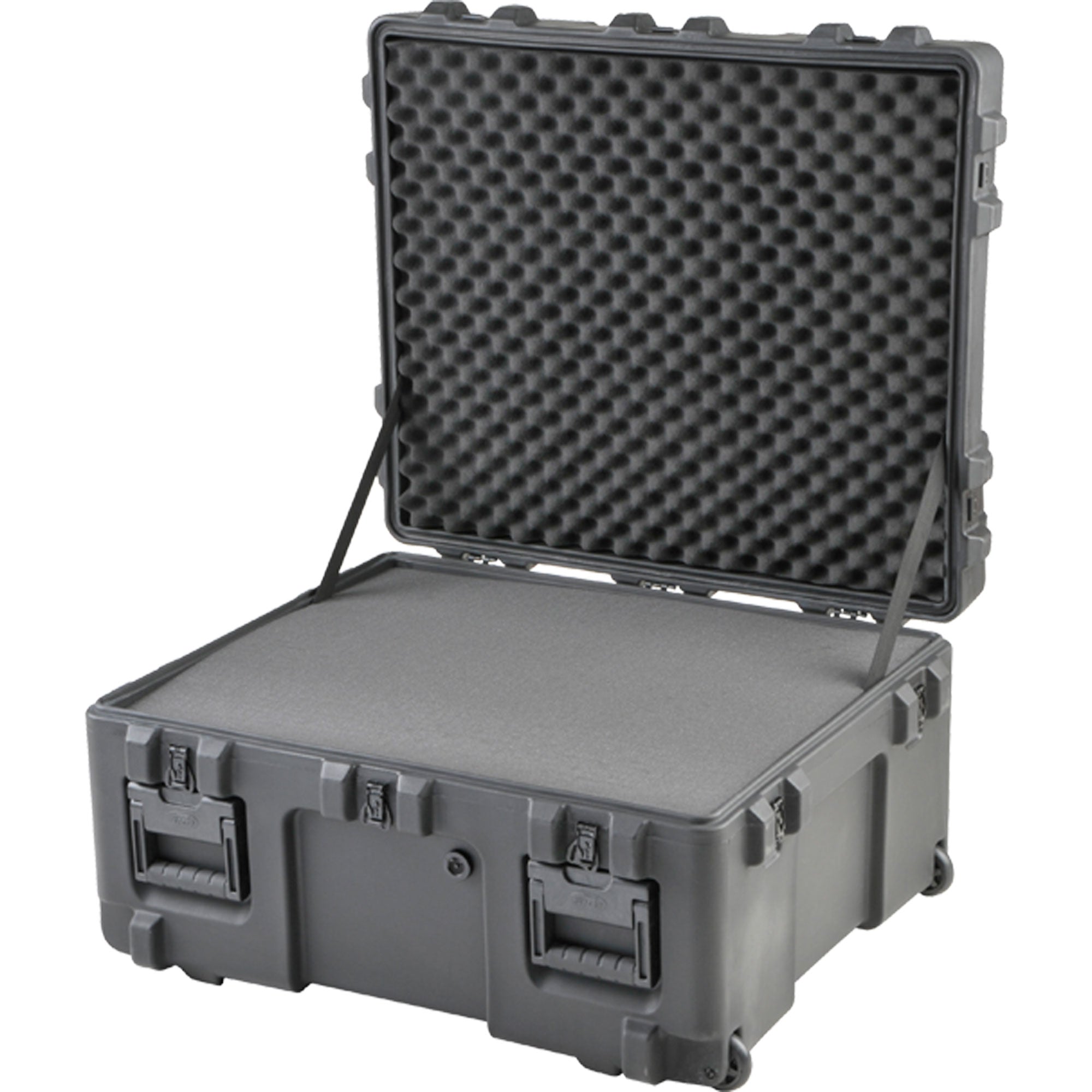 SKB 3R3025-15B-CW Roto-Molded Mil-Standard Waterproof Utility Case with Wheels (Cubed Foam)