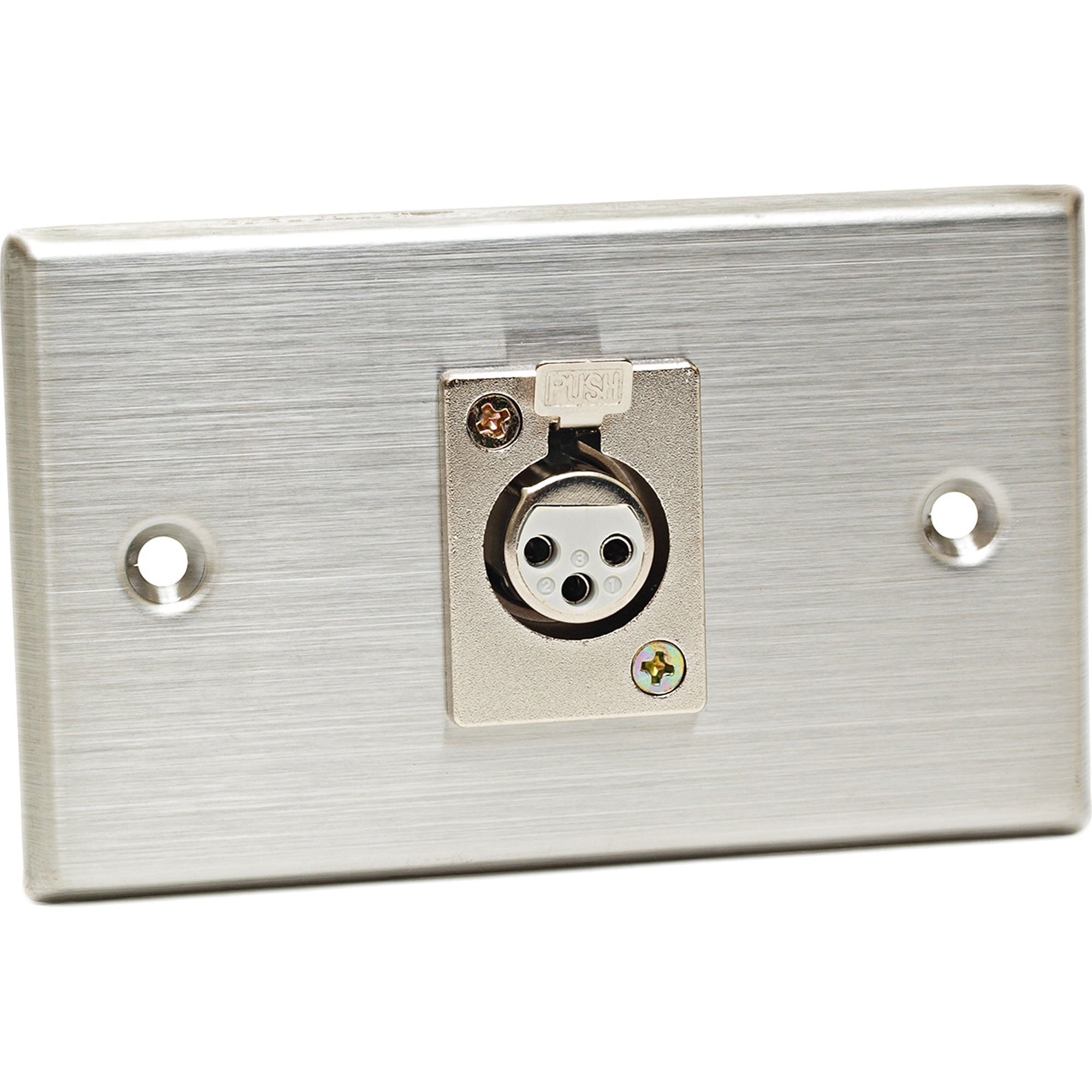 CAD Astatic 40-347 Single 3-Pin XLR Female Wall Plate