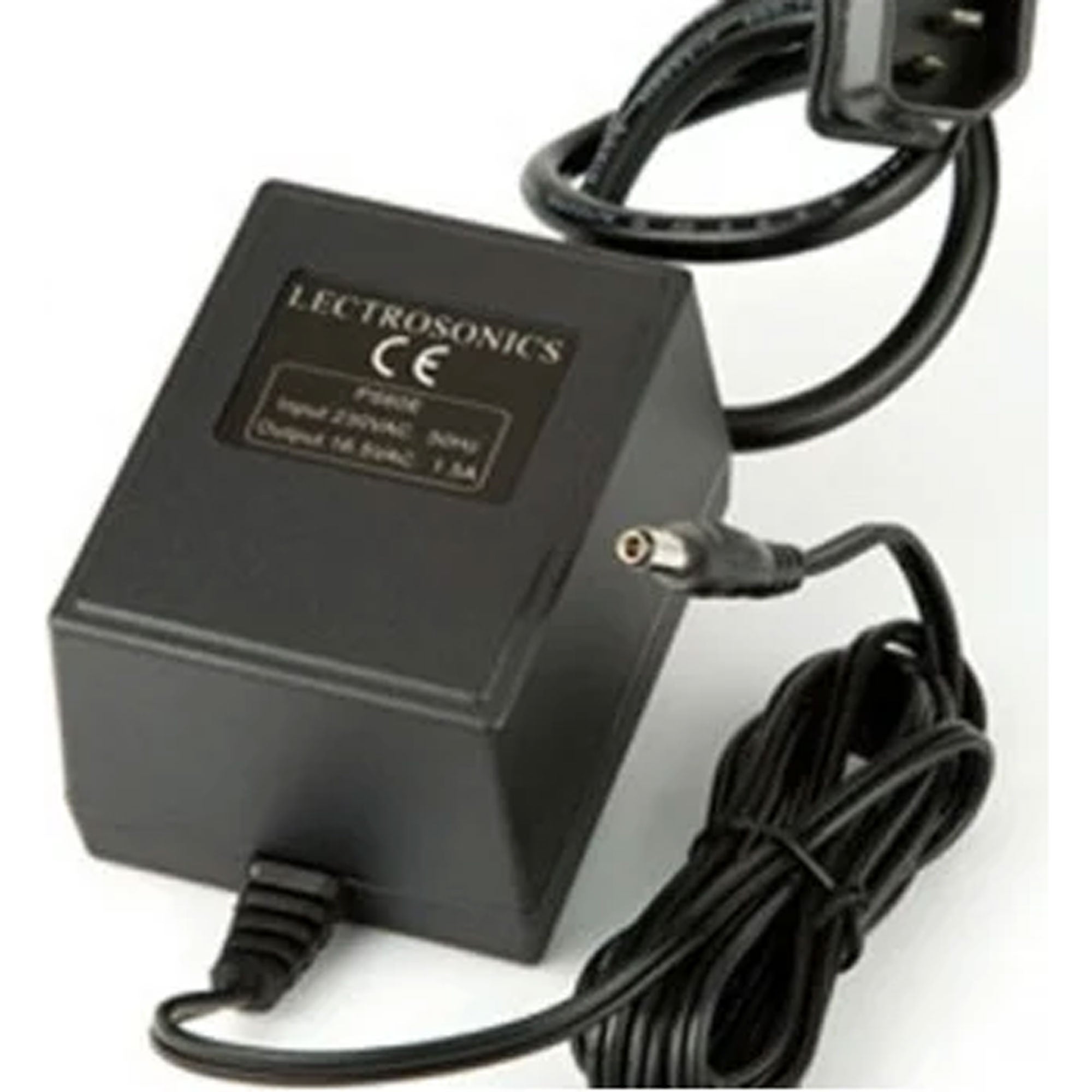 Lectrosonics PS60E Power Supply, 220 VAC, 50 Hz Input, 16.5 VAC 1.5A Output, for LecNet