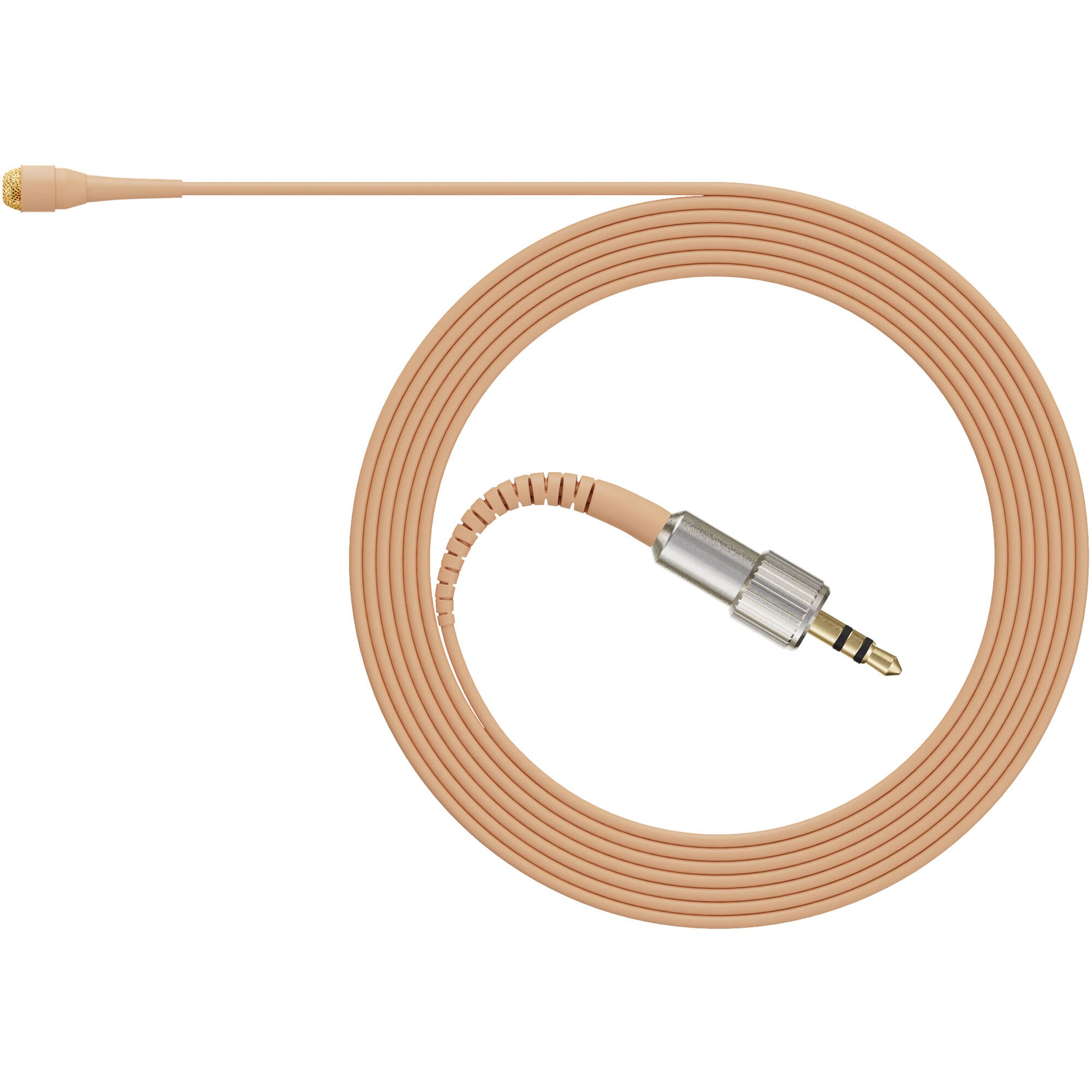 DPA 4061 CORE+ Low-Sensitivity Omni Lavalier Microphone with Locking 3.5mm Adapter (Beige)