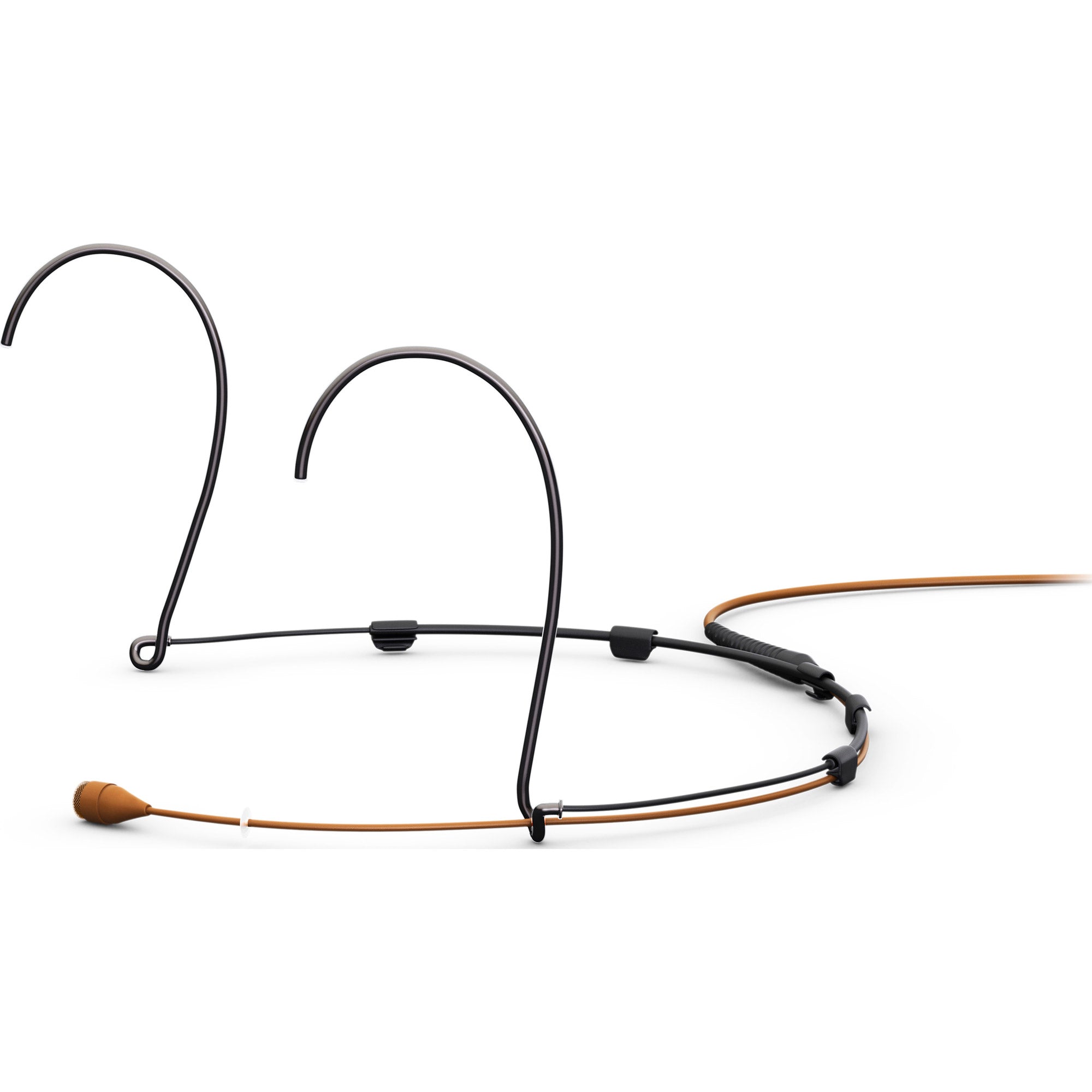 DPA 4066 CORE+ Omnidirectional Headset Microphone with 3-Pin LEMO Adapter (Brown, Small)