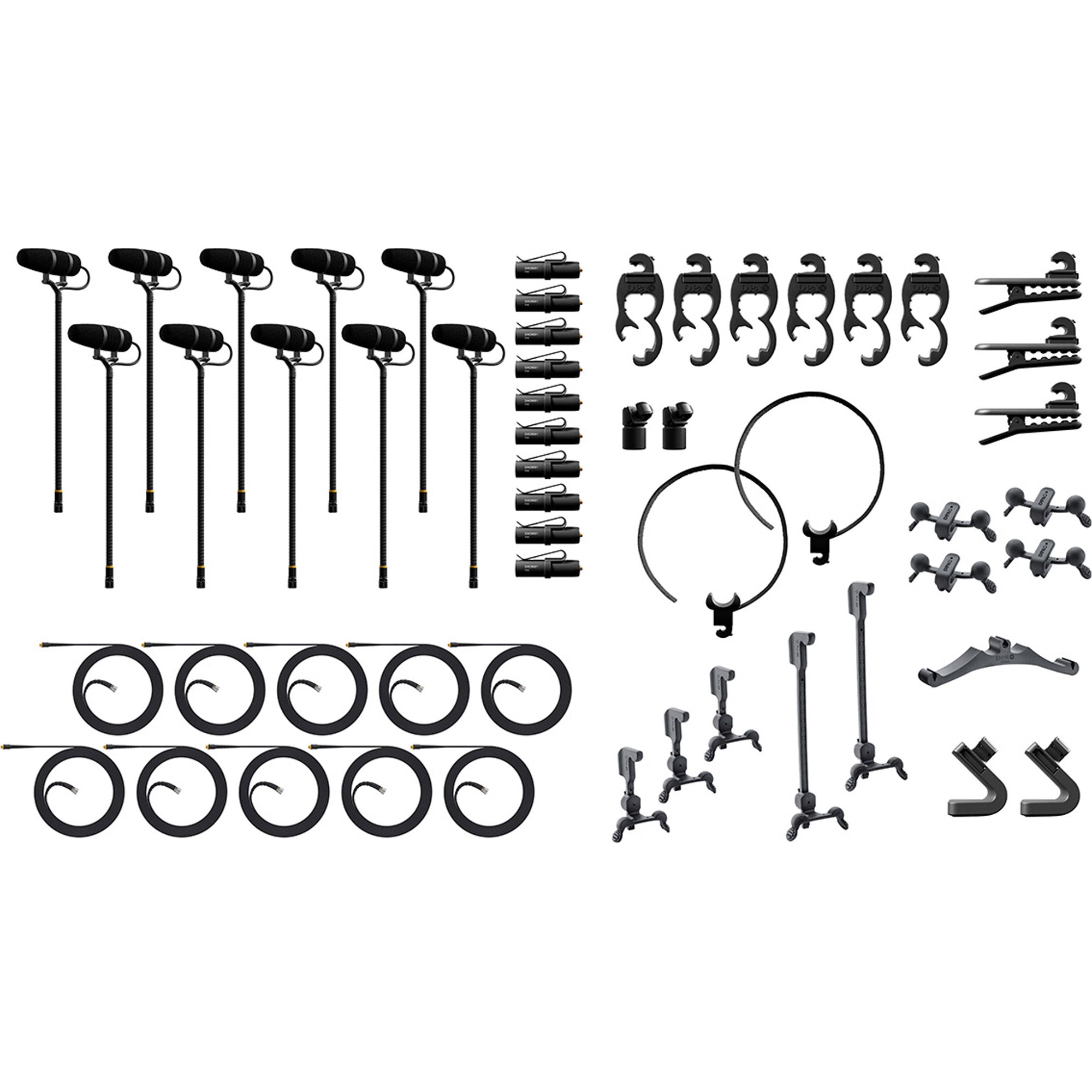 DPA 4099 CORE+ Rock Touring Kit with 10 Microphones, Accessories & Case (Extreme SPL)