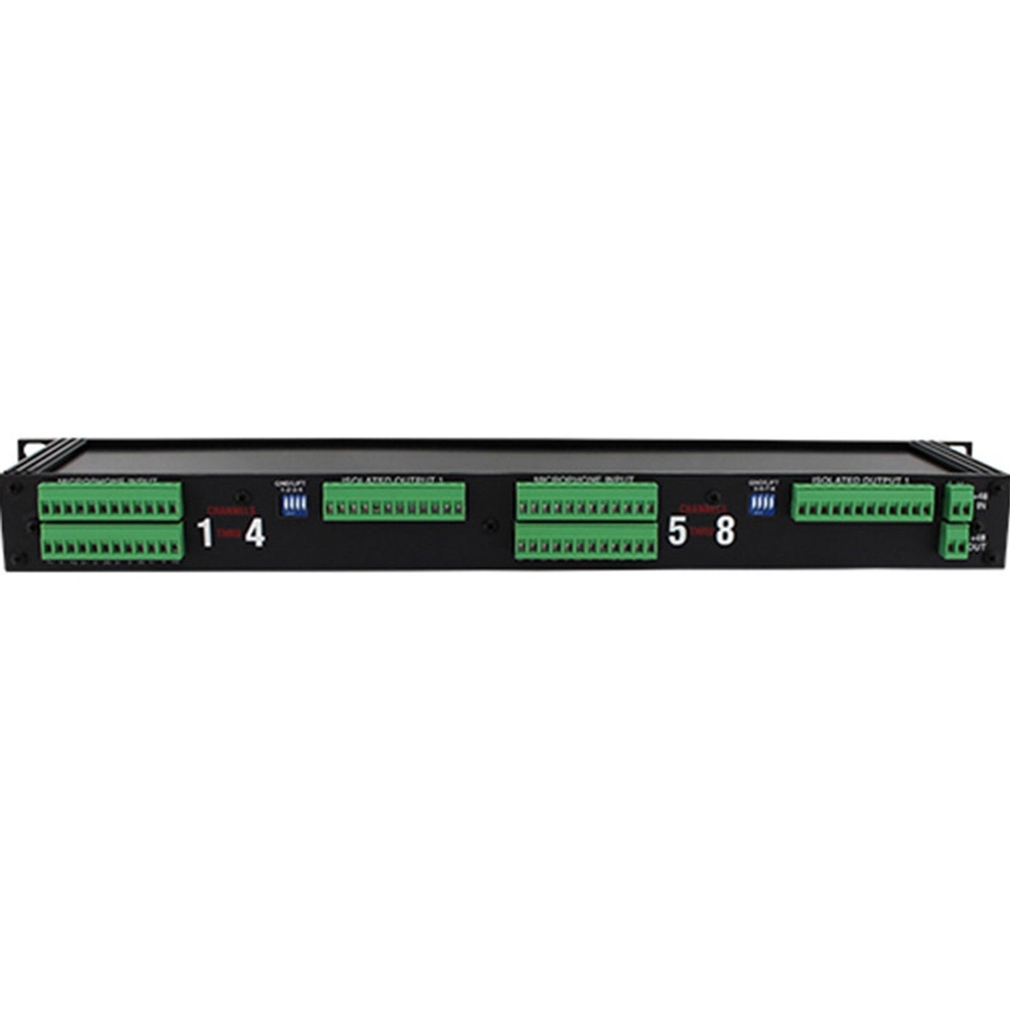 RapcoHorizon Pro Co MS82P 8 Channel (2 Way) Rackmount Mic Splitter