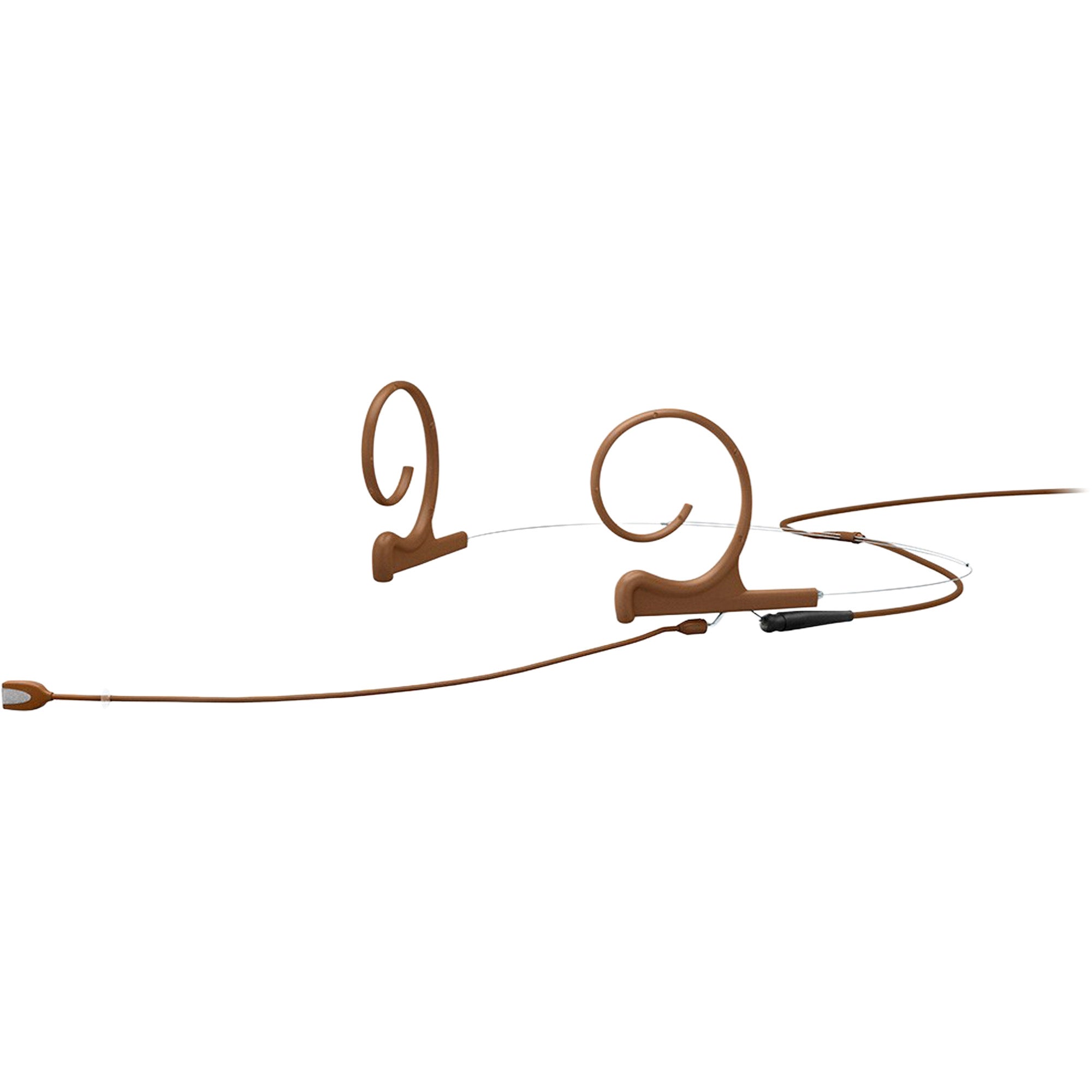 DPA 4166 CORE+ Slim Omni Flex Headset Microphone with 110mm Boom and 3-Pin LEMO Adapter (Brown)