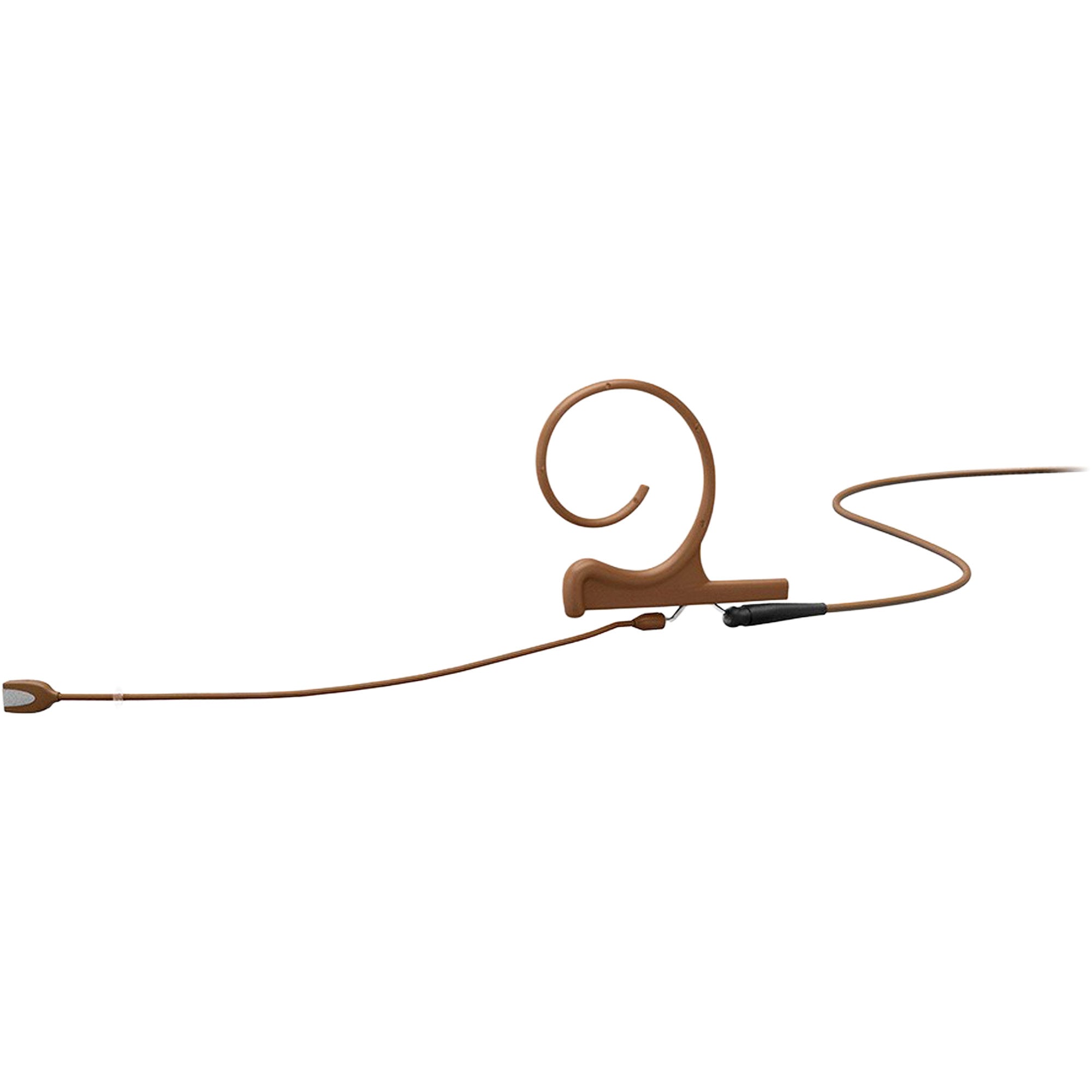 DPA 4166 CORE+ Slim Omni Flex Earset Microphone with 90mm Boom and MicroLock Connector (Brown)