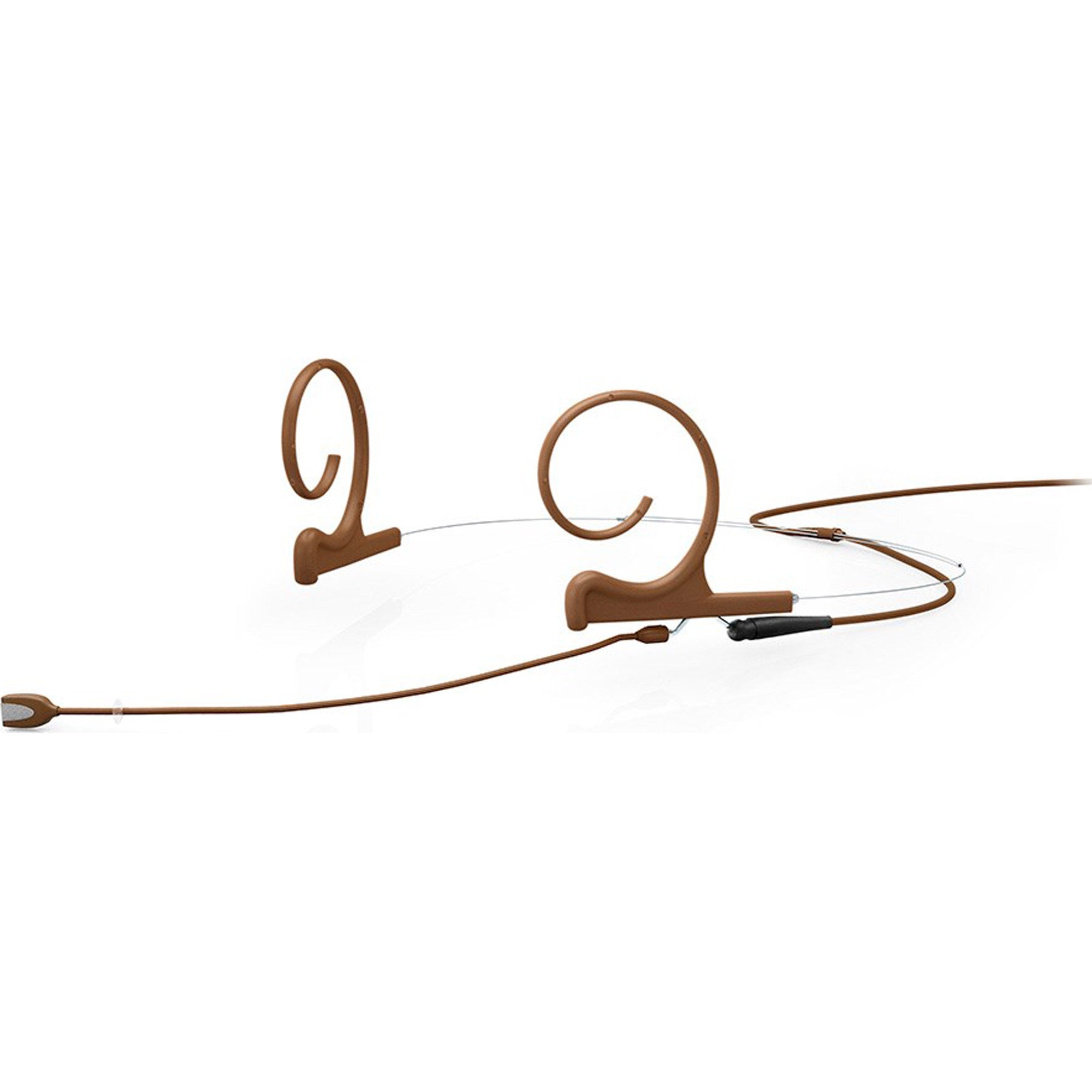 DPA 4166 CORE+ Slim Omni Flex Headset Microphone with 90mm Boom and MicroLock Connector (Brown)