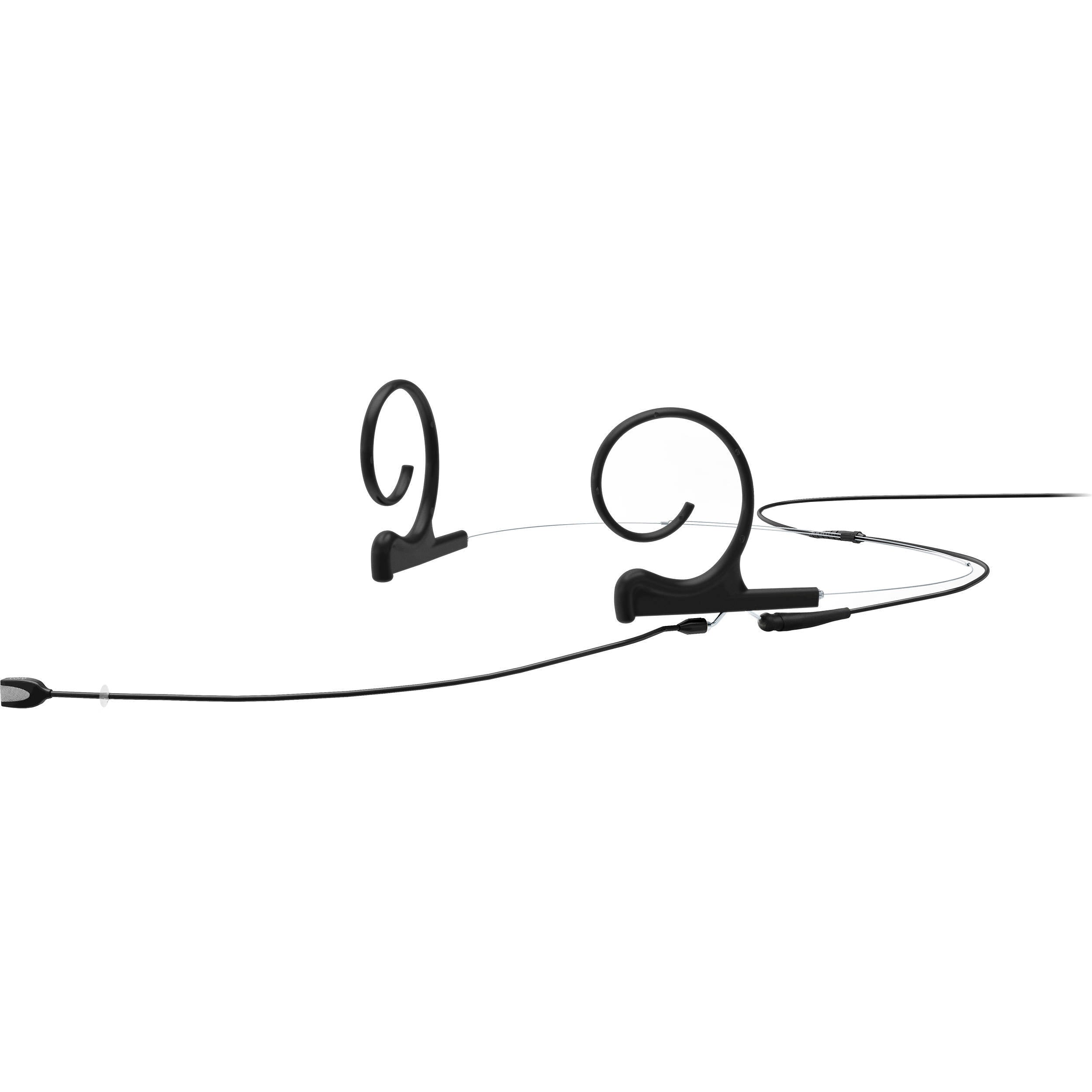DPA 4188 CORE+ Slim Cardioid Flex Headset Microphone with 120mm Boom and 3-Pin LEMO Adapter (Black)
