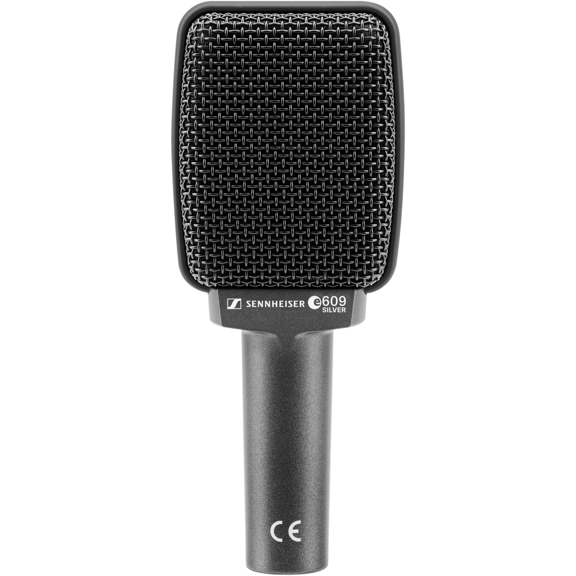 Sennheiser e 609 Silver Supercardioid Dynamic Instrument Microphone