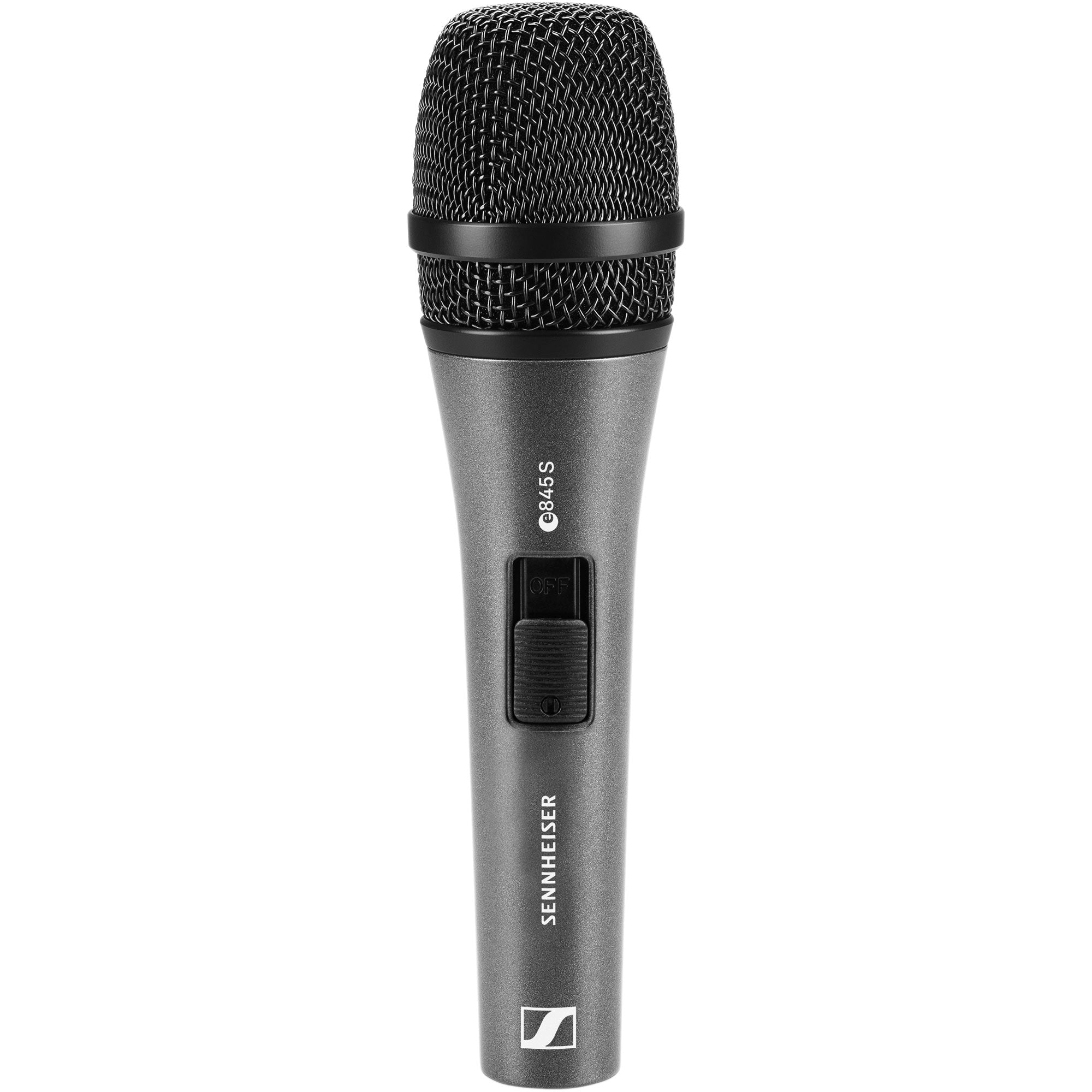 Sennheiser e 845-S Handheld Supercardioid Dynamic Vocal Mic with On/Off Switch & FREE 20' XLR Cable