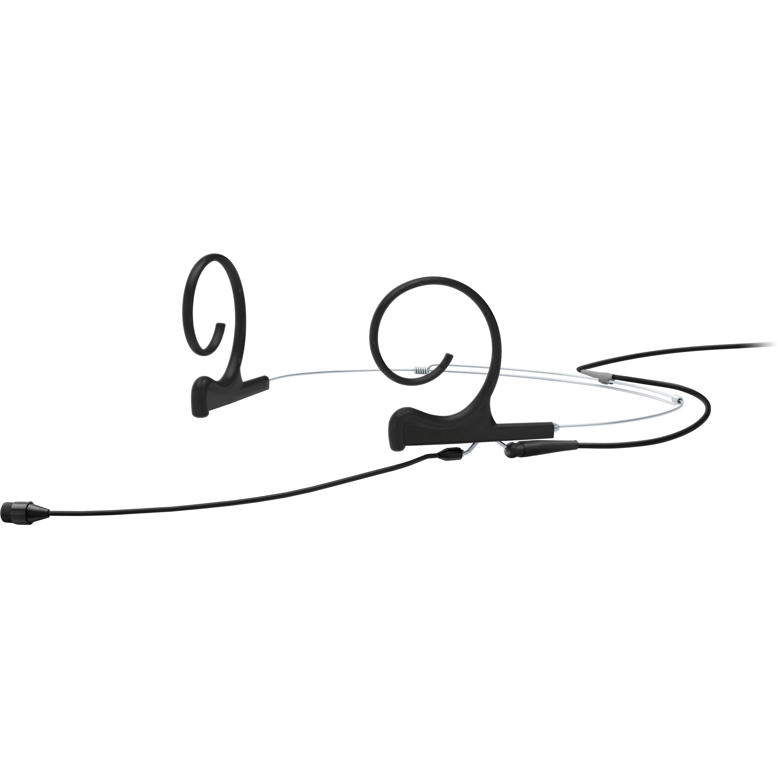 DPA Microphones 4266 CORE+ Omnidirectional Flex Headset Microphone with 90mm Boom and TA4F Adapter (Black)
