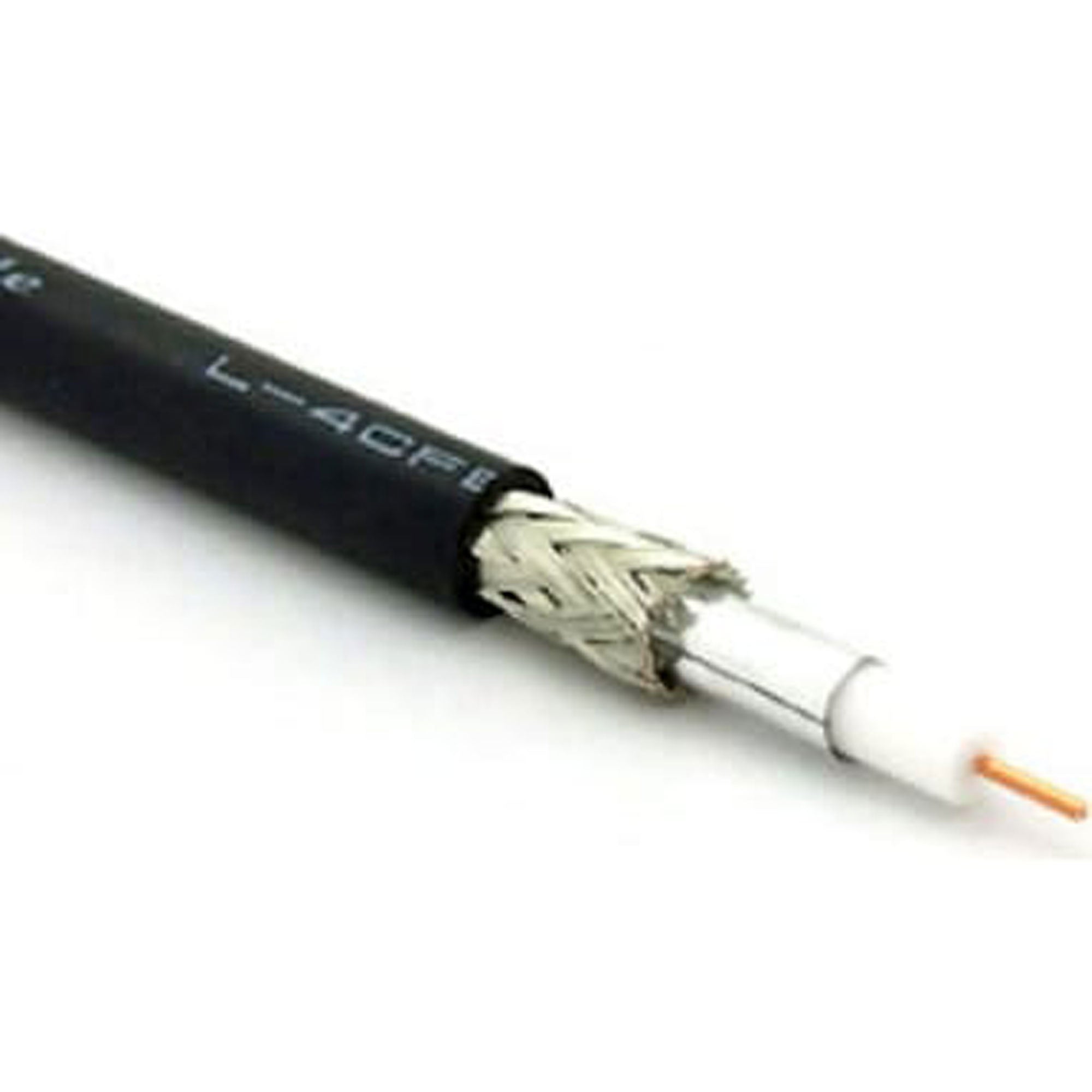 Canare L-5CFB 75 Ohm 3G-SDI / HD-SDI Digital Video Coaxial Cable RG-6 Type (Black, By the Foot)