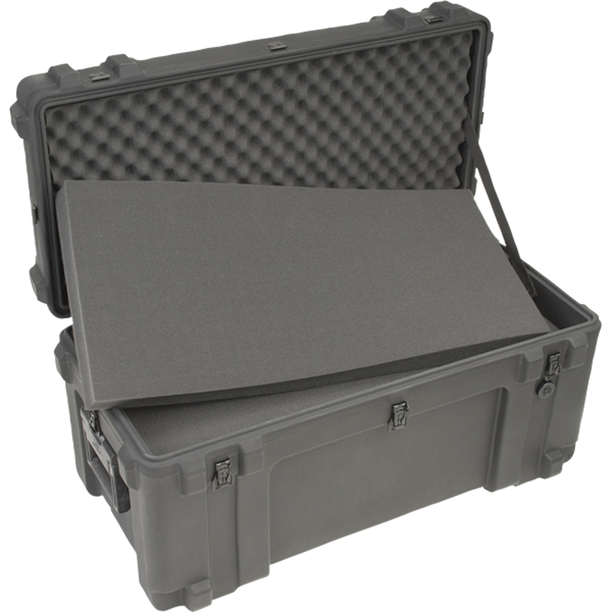 SKB 3R3214-15B-CW Roto-Molded Mil-Standard Waterproof Utility Case with Wheels (Cubed Foam)