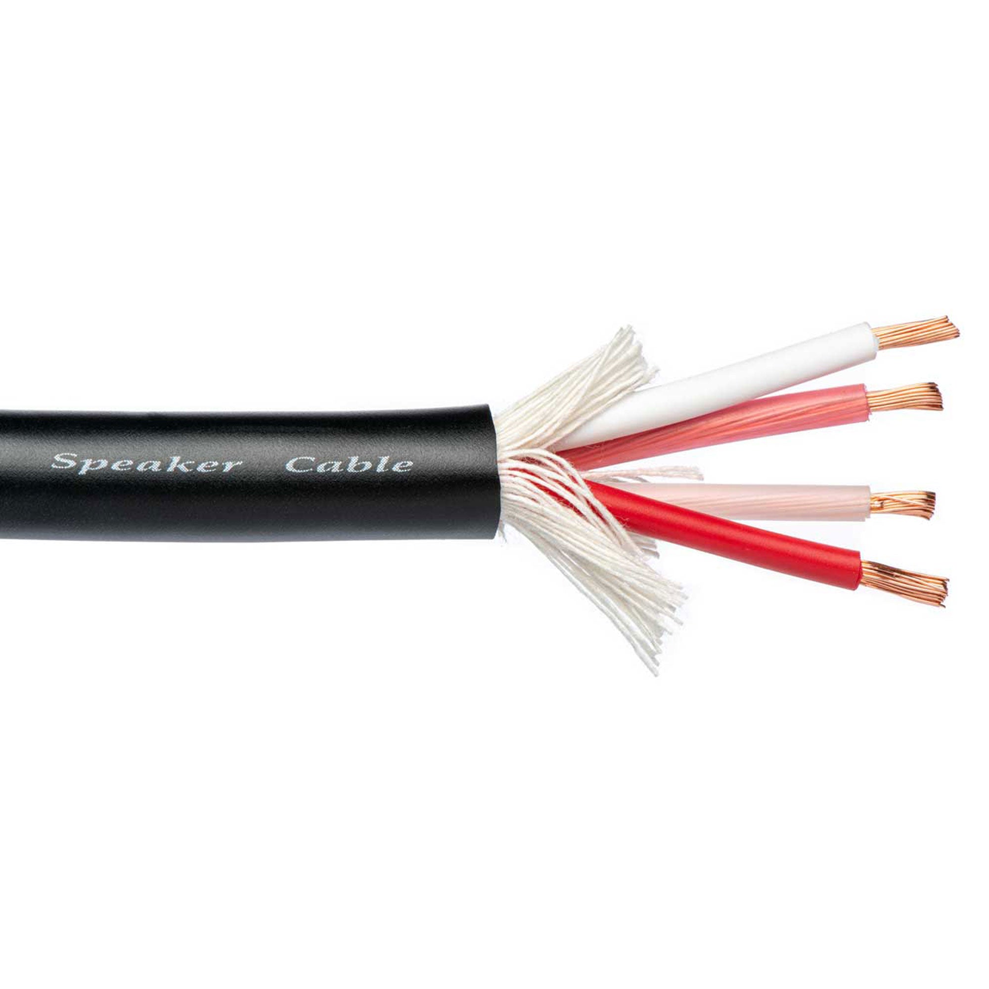 Canare 4S11 Star Quad Speaker Cable, 14AWG (Black, 328'/100m)