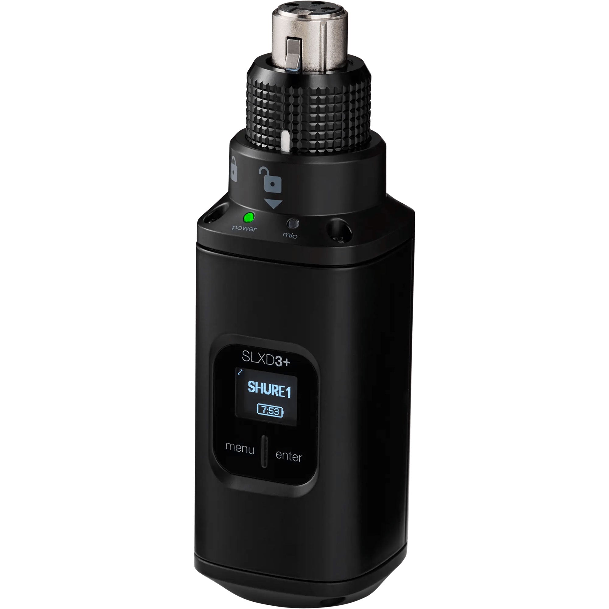Shure SLXD3+ Digital Wireless Plug-On Transmitter (TAA Compliant, G57: 470-608 MHz)