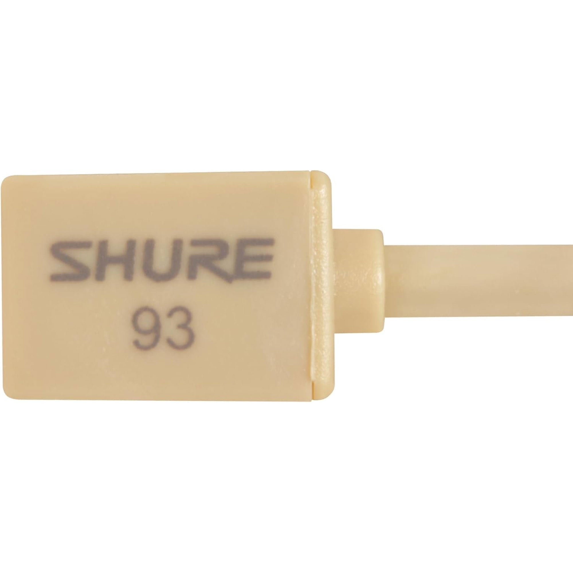 Shure WL93-6T Subminiature Omnidirectional Lavalier Microphone (Tan, 6')