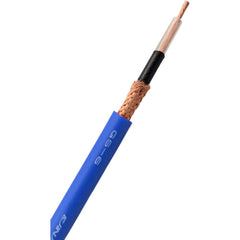 Custom Cable 17 Feet of Canare GS-6 Blue Wire Image 1