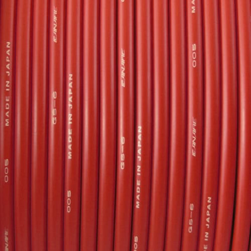 Canare GS-6 OFC Guitar, Keyboard and Instrument Cable (Red, 656'/200m)