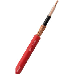 Custom Cable 4 Feet of Canare GS-6 Red Wire Image 1