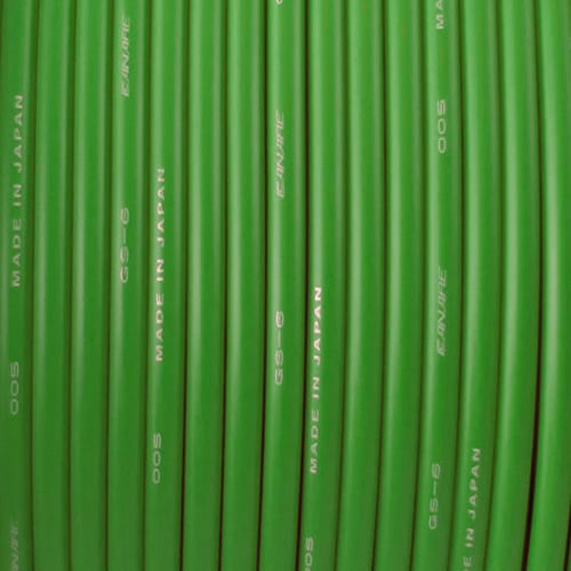 Canare GS-6 OFC Guitar, Keyboard and Instrument Cable (Green, 328'/100m)