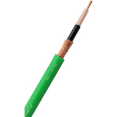 Custom Cable 24 Feet of Canare GS-6 Green Wire Image 1