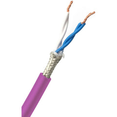 Custom Cable 15 Feet of Canare L-4E6S Purple Wire Image 1