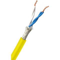 Custom Cable 24 Feet of Canare L-4E6S Yellow Wire Image 1