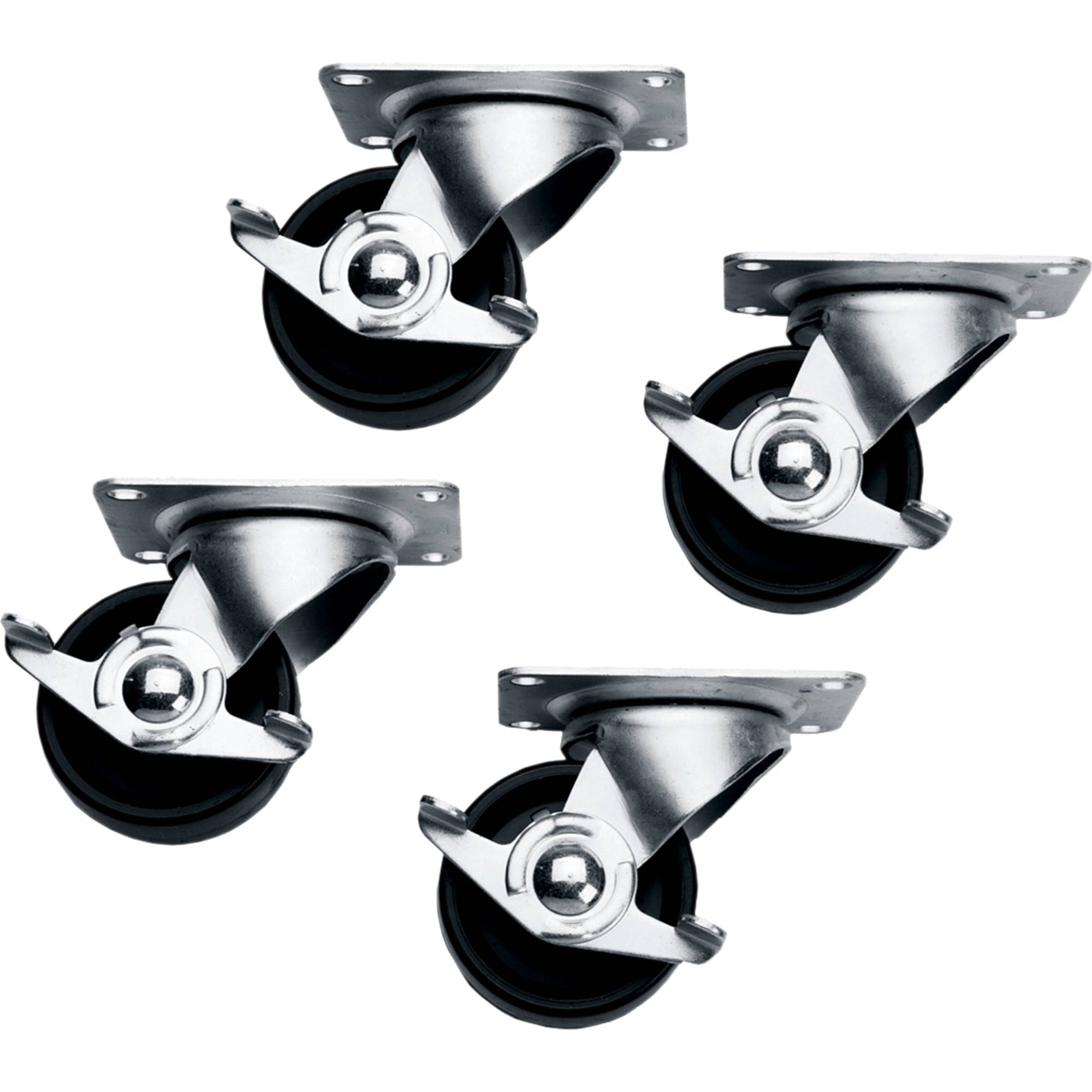 Middle Atlantic 5WL Casters for Slim 5 Rack (Commercial, 2 Locking)