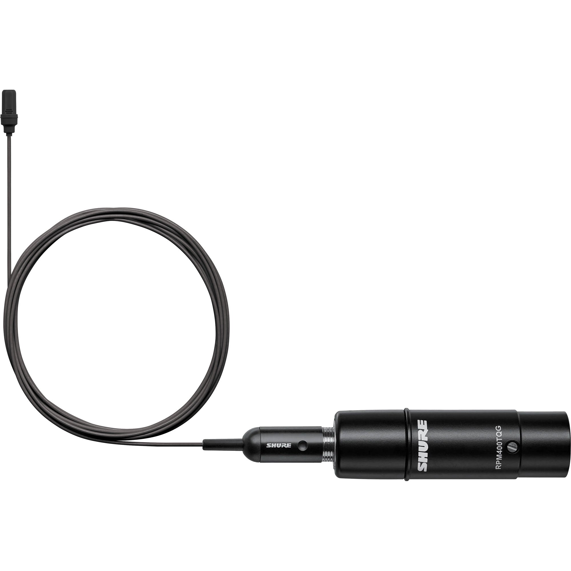 Shure UL4 UniPlex Cardioid Subminiature Lavalier Microphone (Black, XLR)