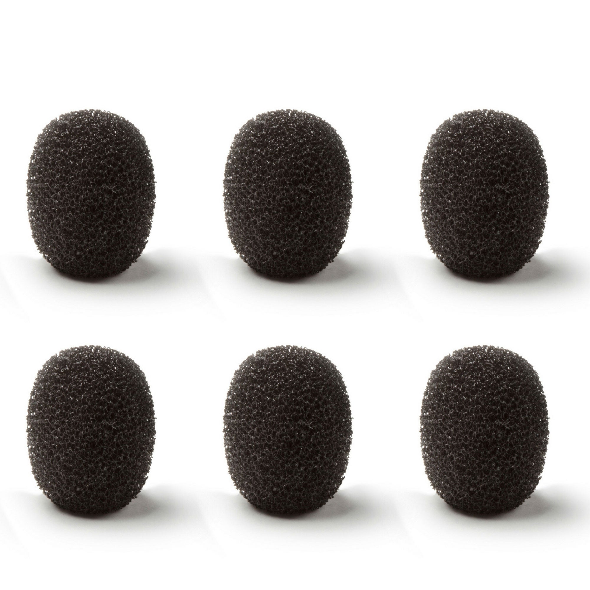 Point Source Audio 6-WSN-BL Set of 6 Windscreens (Black)