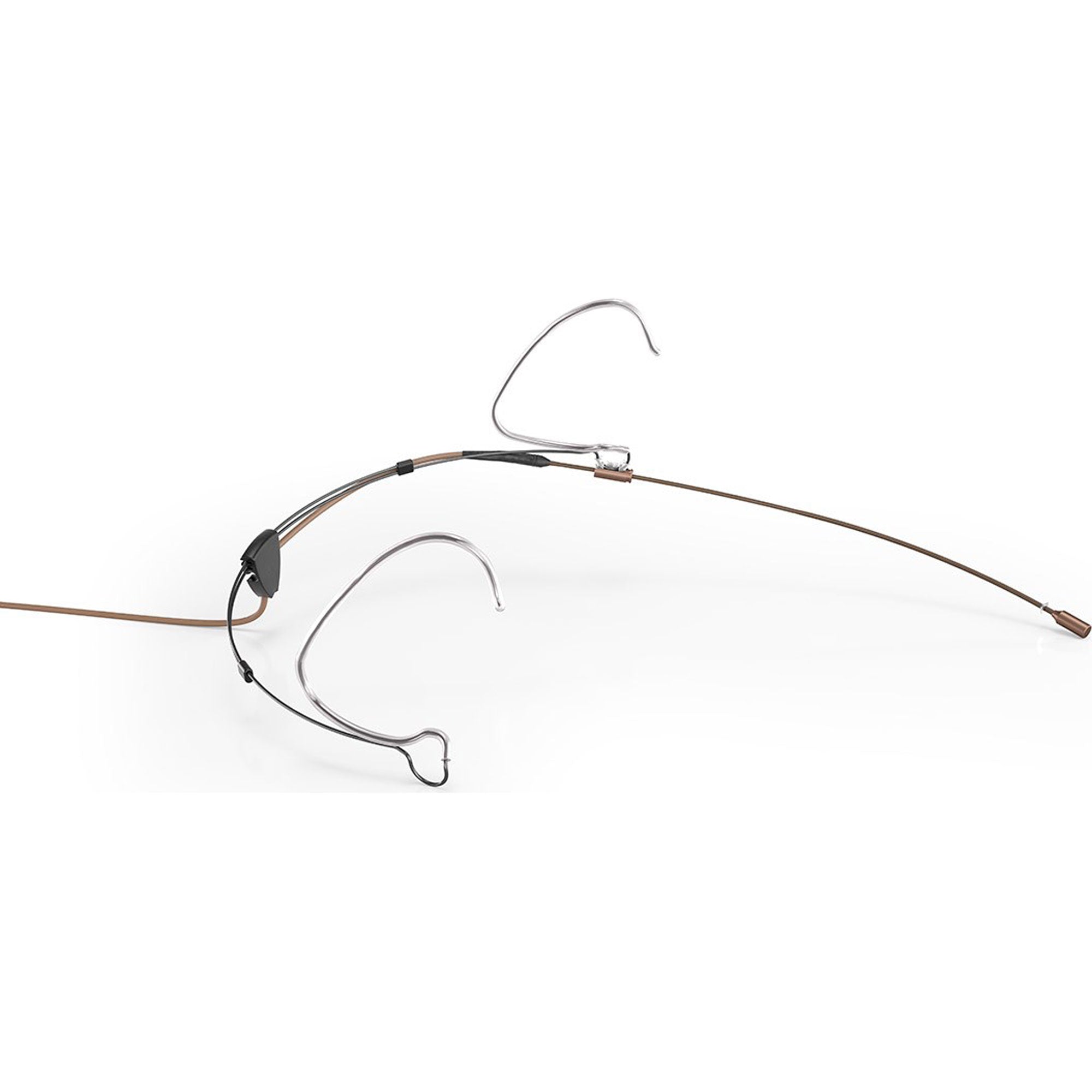 DPA 6066 CORE Subminiature Loud SPL Omni Headset Microphone with Locking 3.5mm Adapter (Brown)