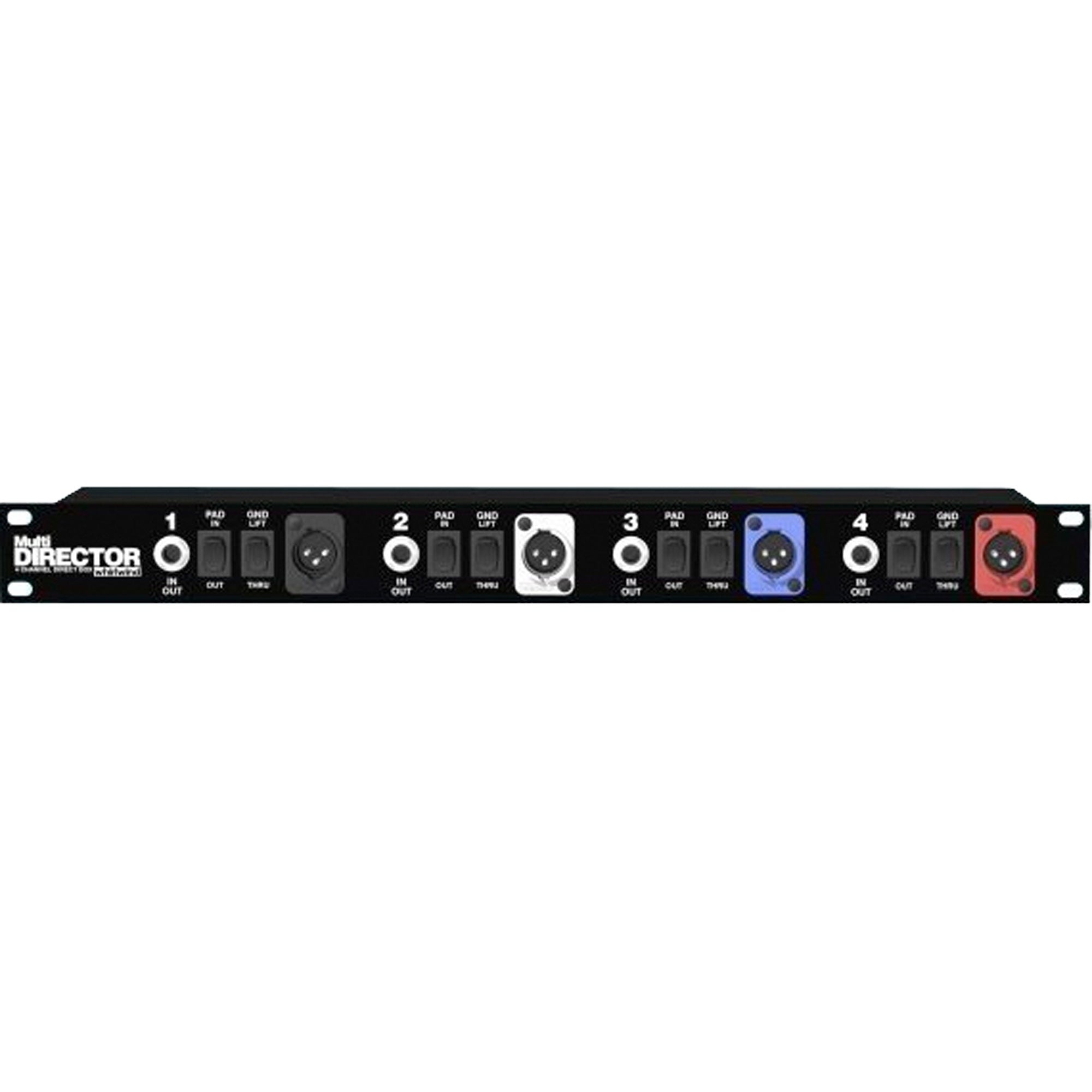 Whirlwind MultiDirector 1U 4-Channel Direct Box