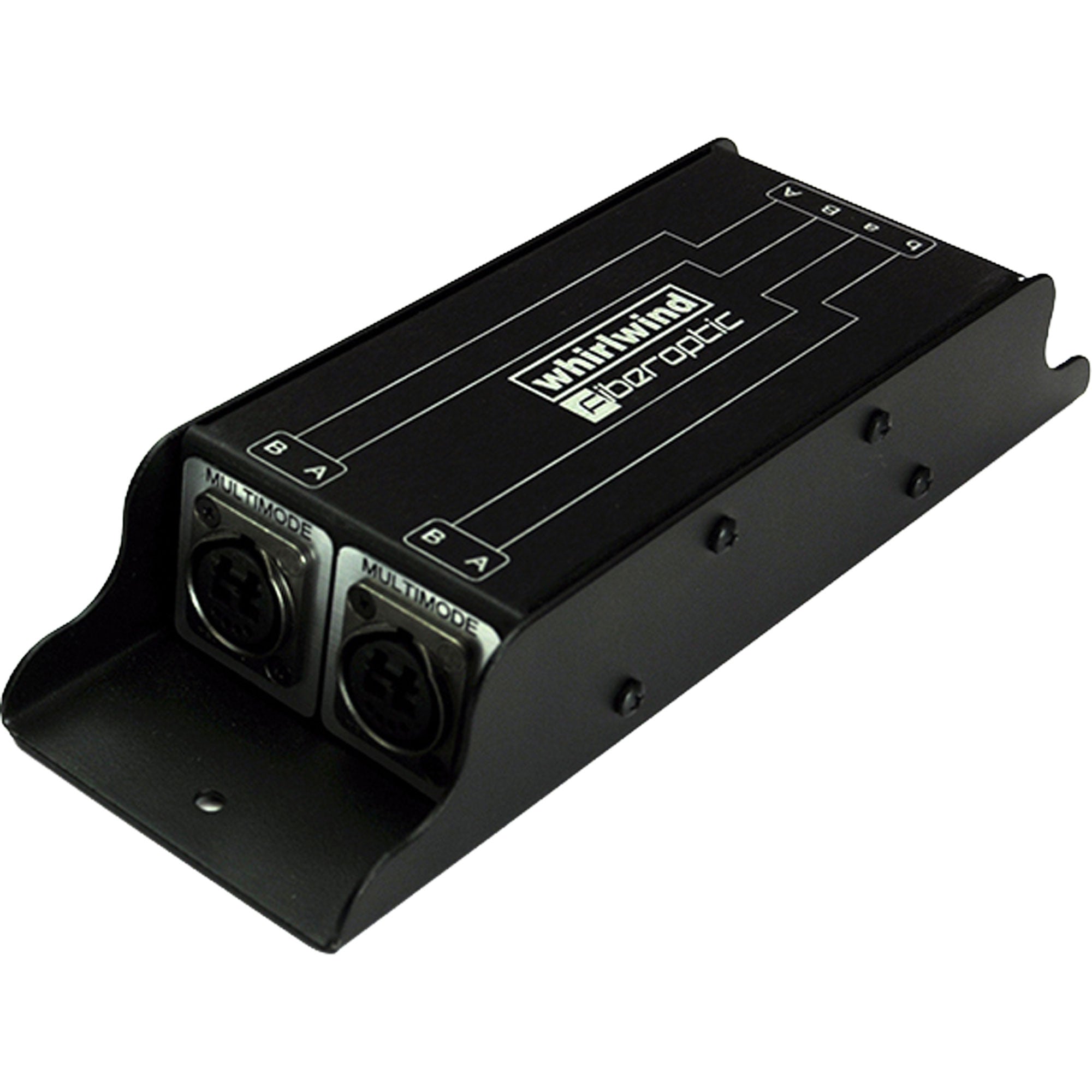 Whirlwind OBM1OQ2OD Multimode Fiber Optic Adapter; NO4FDWA to 2 NO24FDWA