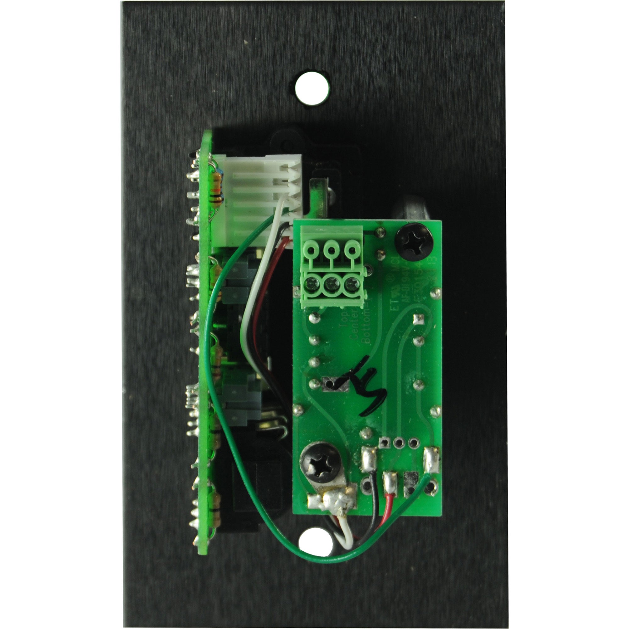 Whirlwind MIP2S 1 Gang Media Input Plate with 3.5mm TRS, Dual RCA, 1/4" Speaker (Stainless) Image 2
