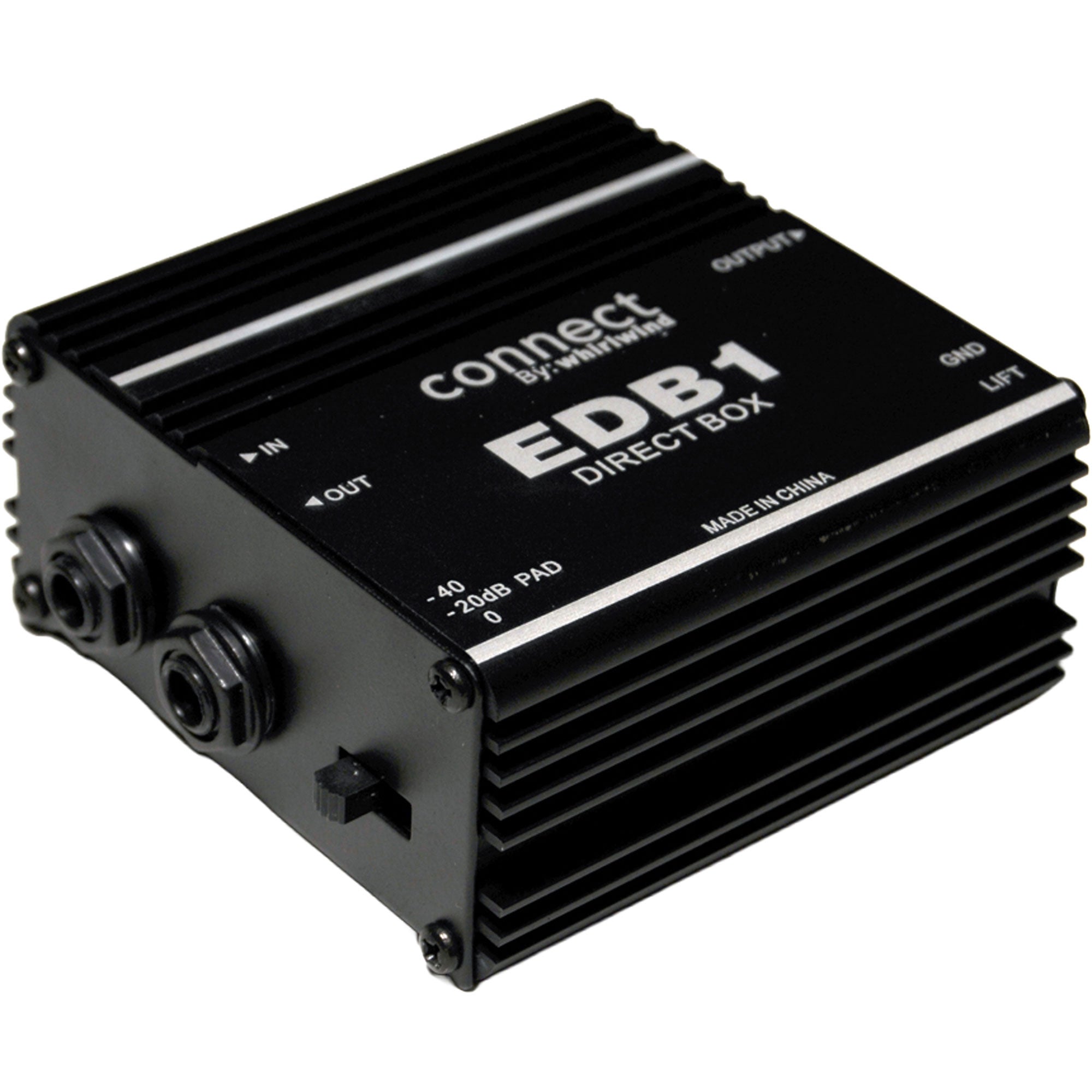 Whirlwind EDB1 Single Channel Economy Direct Box