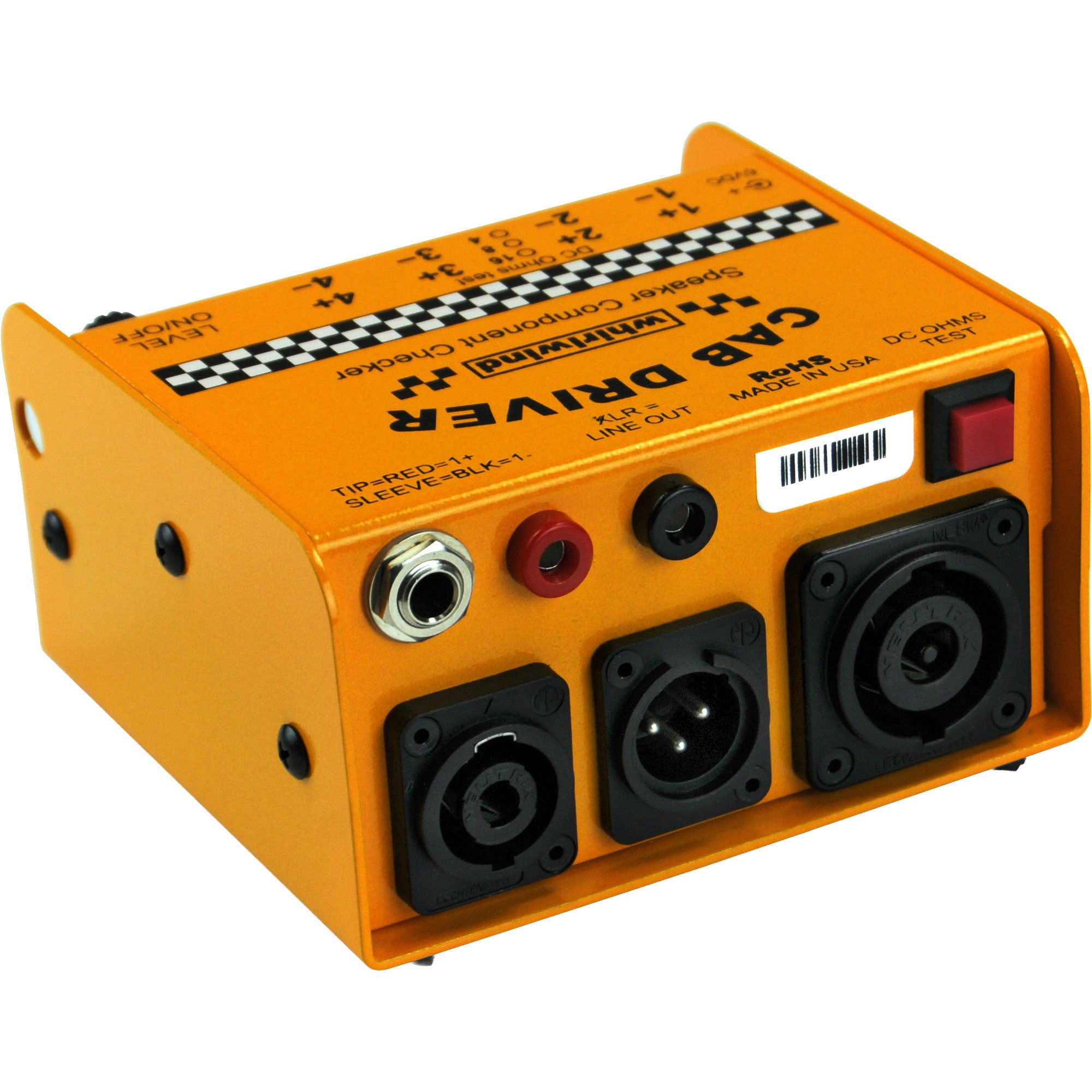 Whirlwind Cab Driver Speaker/Loudspeaker Component Tester